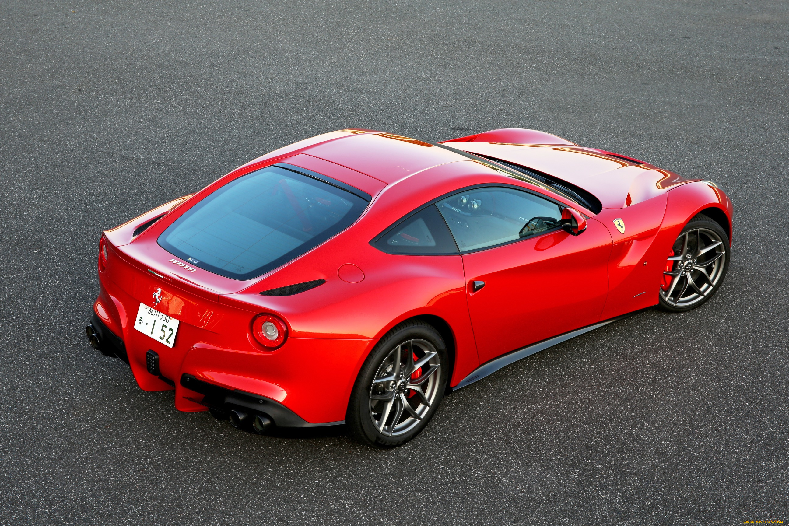 автомобили, ferrari, f12, berlinetta, jp-spec, 2013г, красный