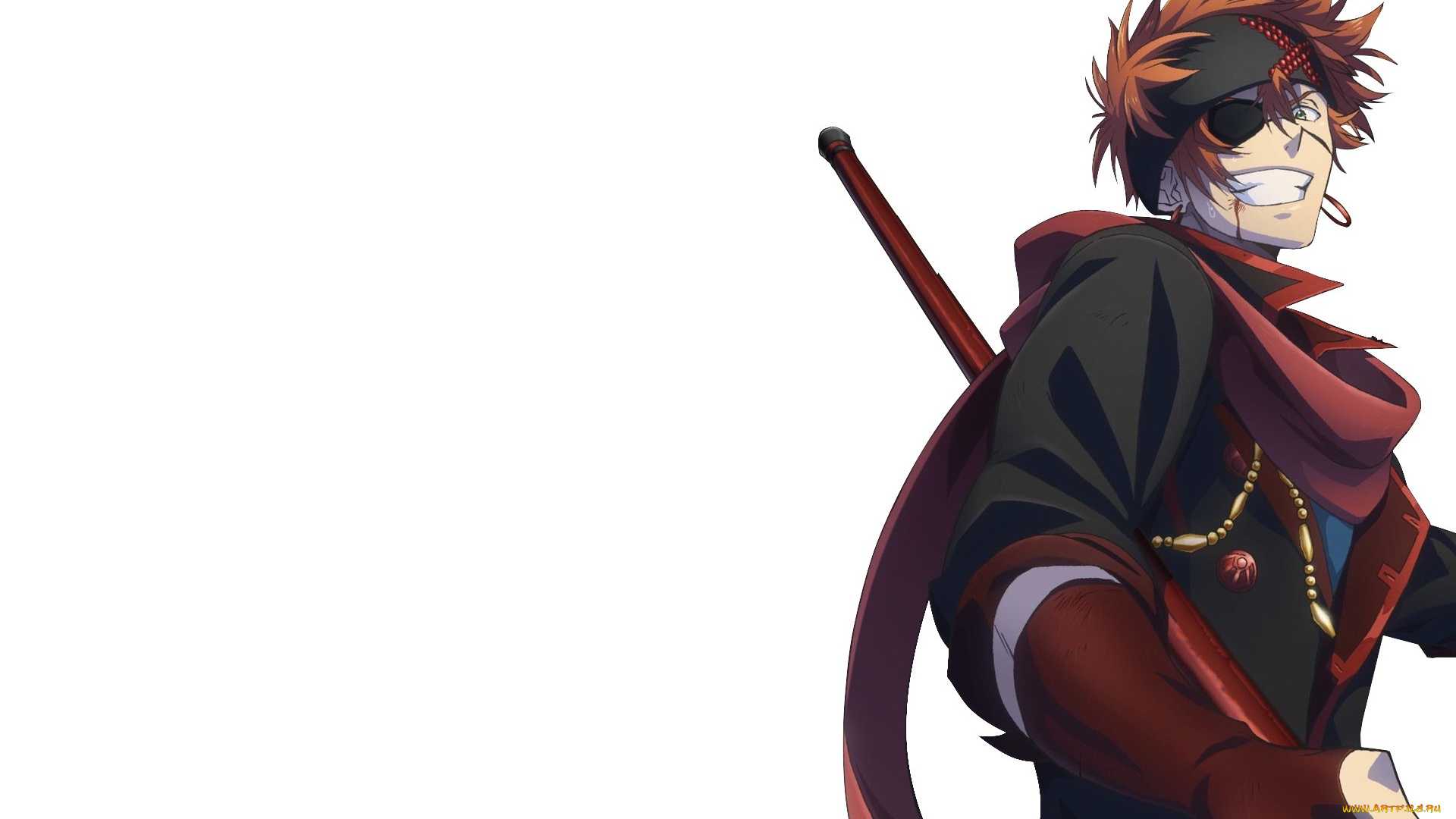 аниме, , gray-man, lavi, render