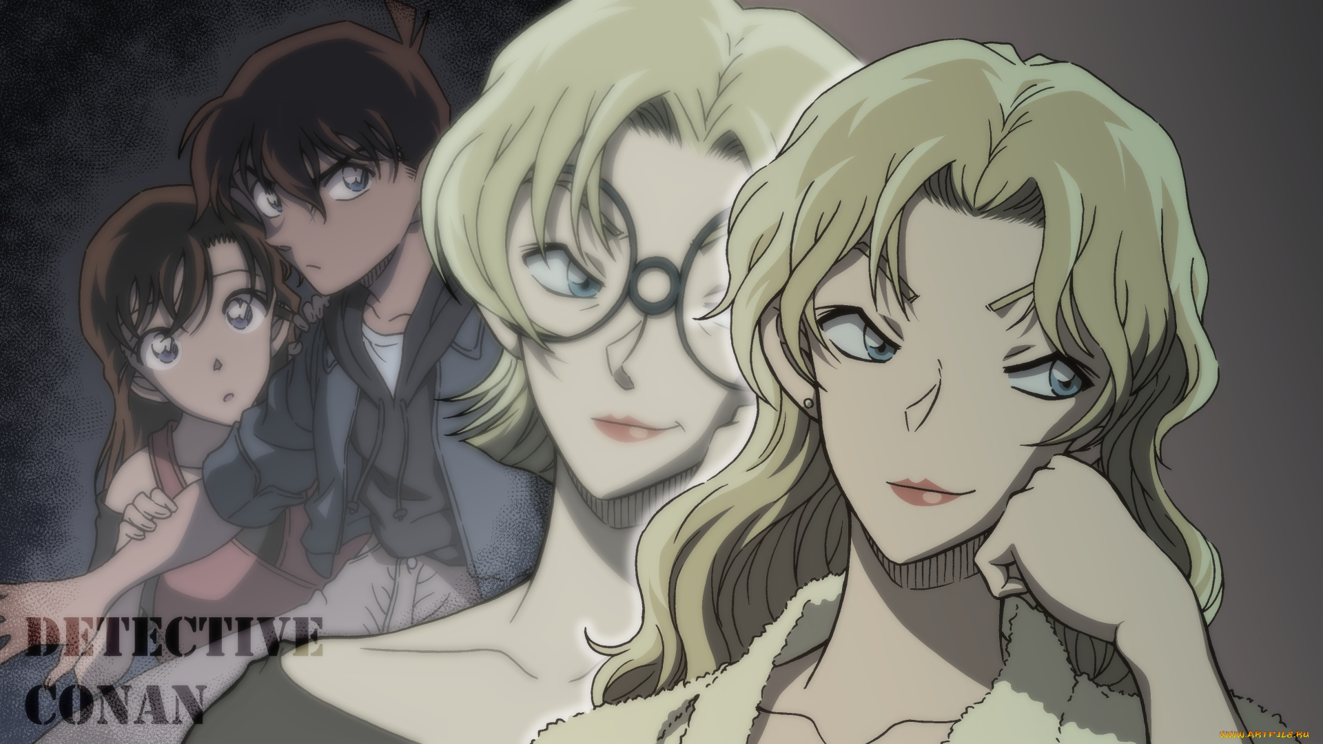 аниме, detective, conan, , magic, kaito, персонажи