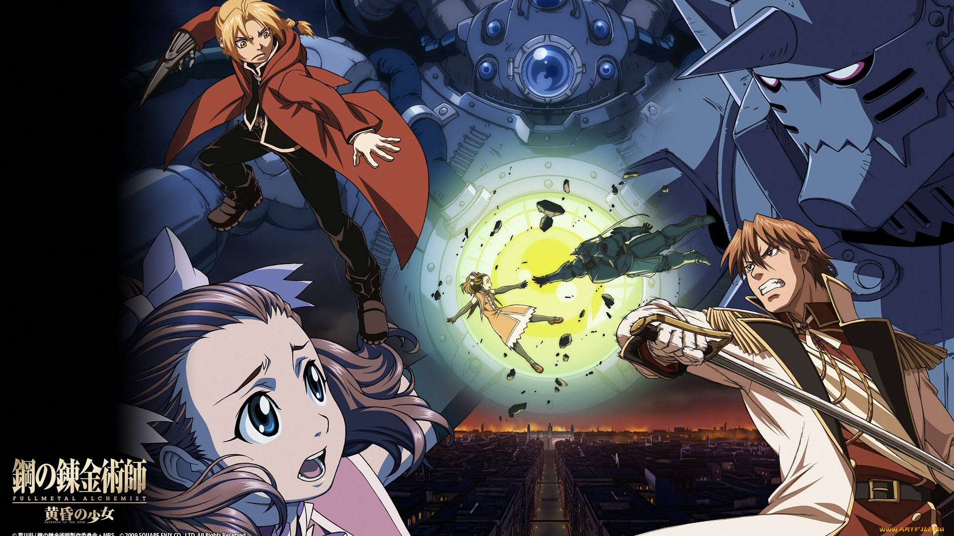 аниме, fullmetal, alchemist, alphonse, alchemist, edward, алхимик, парень, elric, доспехи