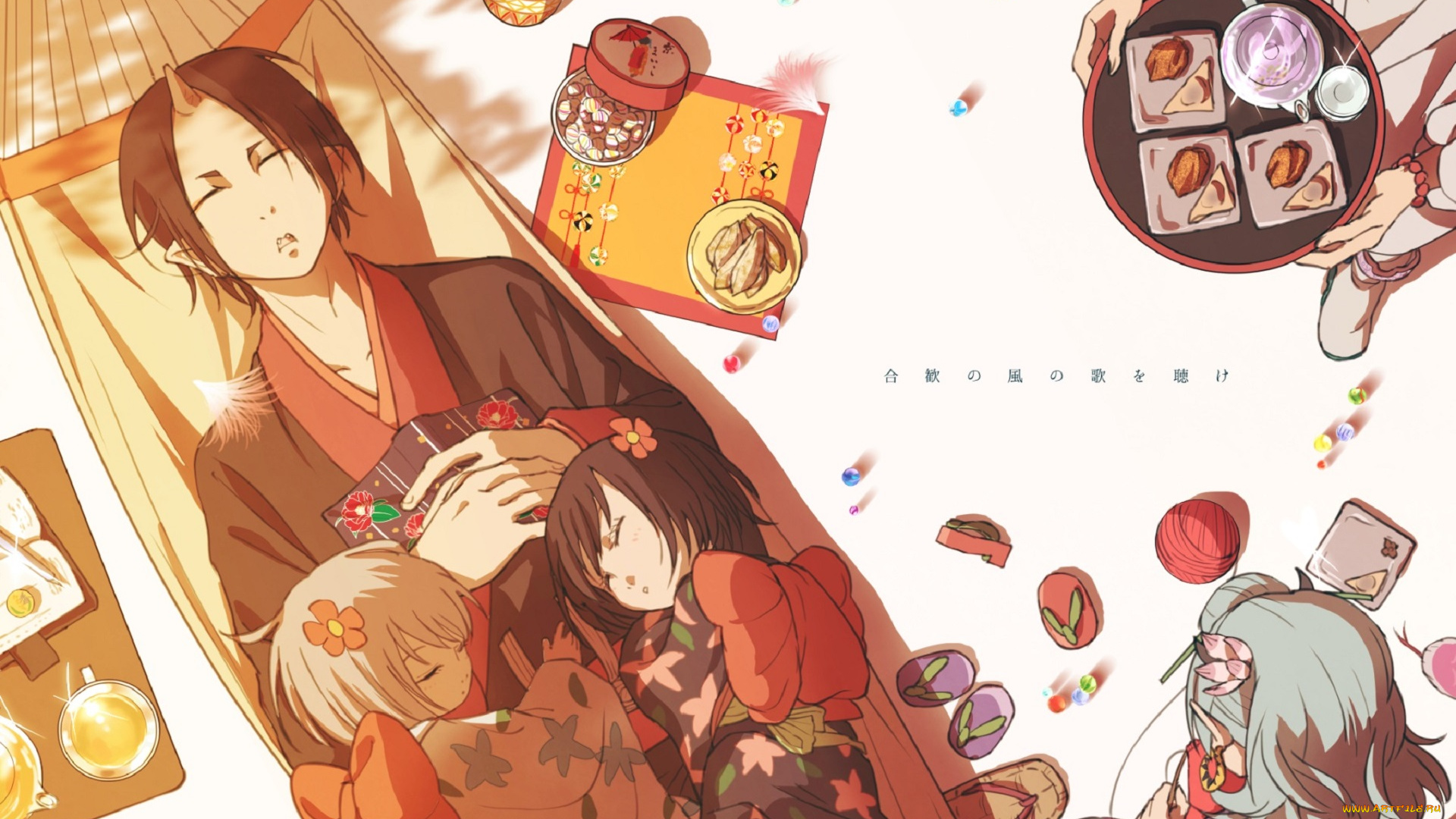 аниме, hoozuki, no, reitetsu, hoozuki, no, reitetsu