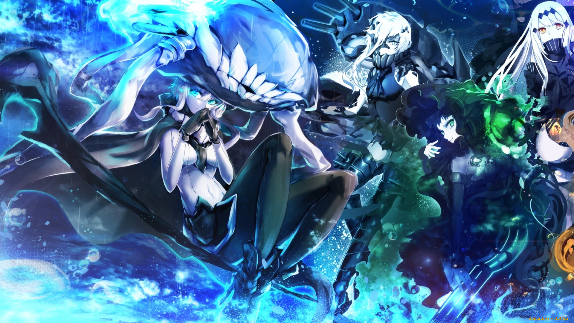 аниме, kantai, collection, девушки