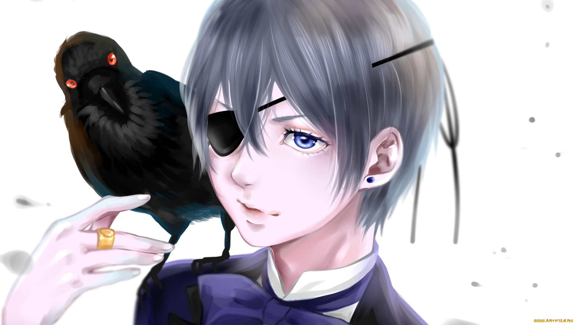 аниме, kuroshitsuji, ciel, phantomhive