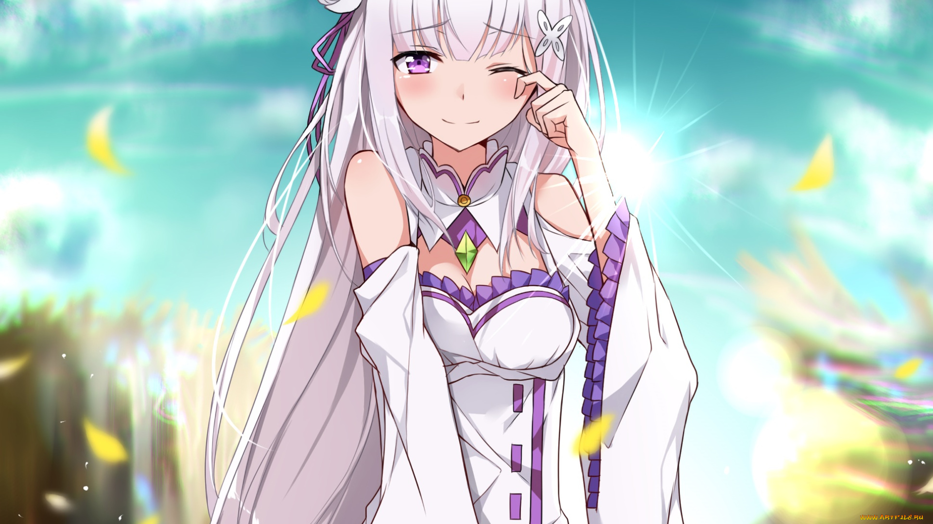 аниме, re, , zero, kara, hajimeru, isekai, seikatsu, emilia