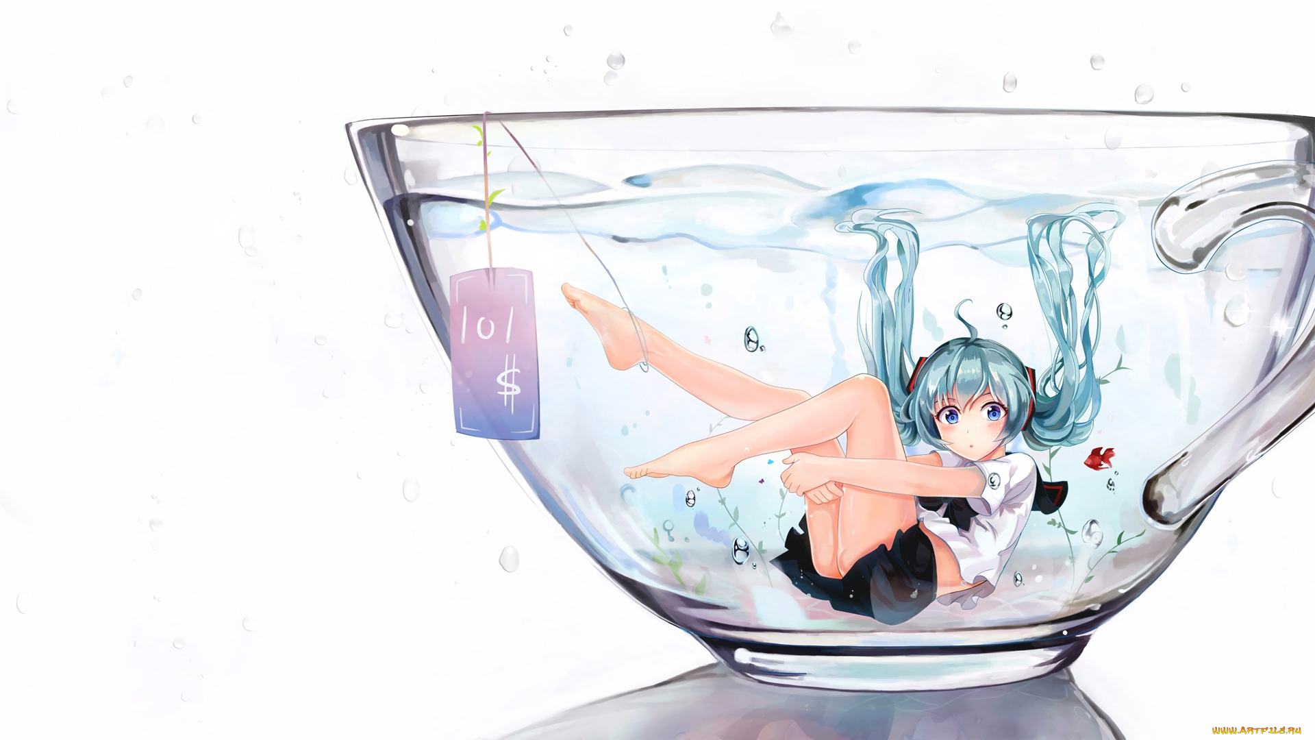 аниме, vocaloid, hatsune, miku