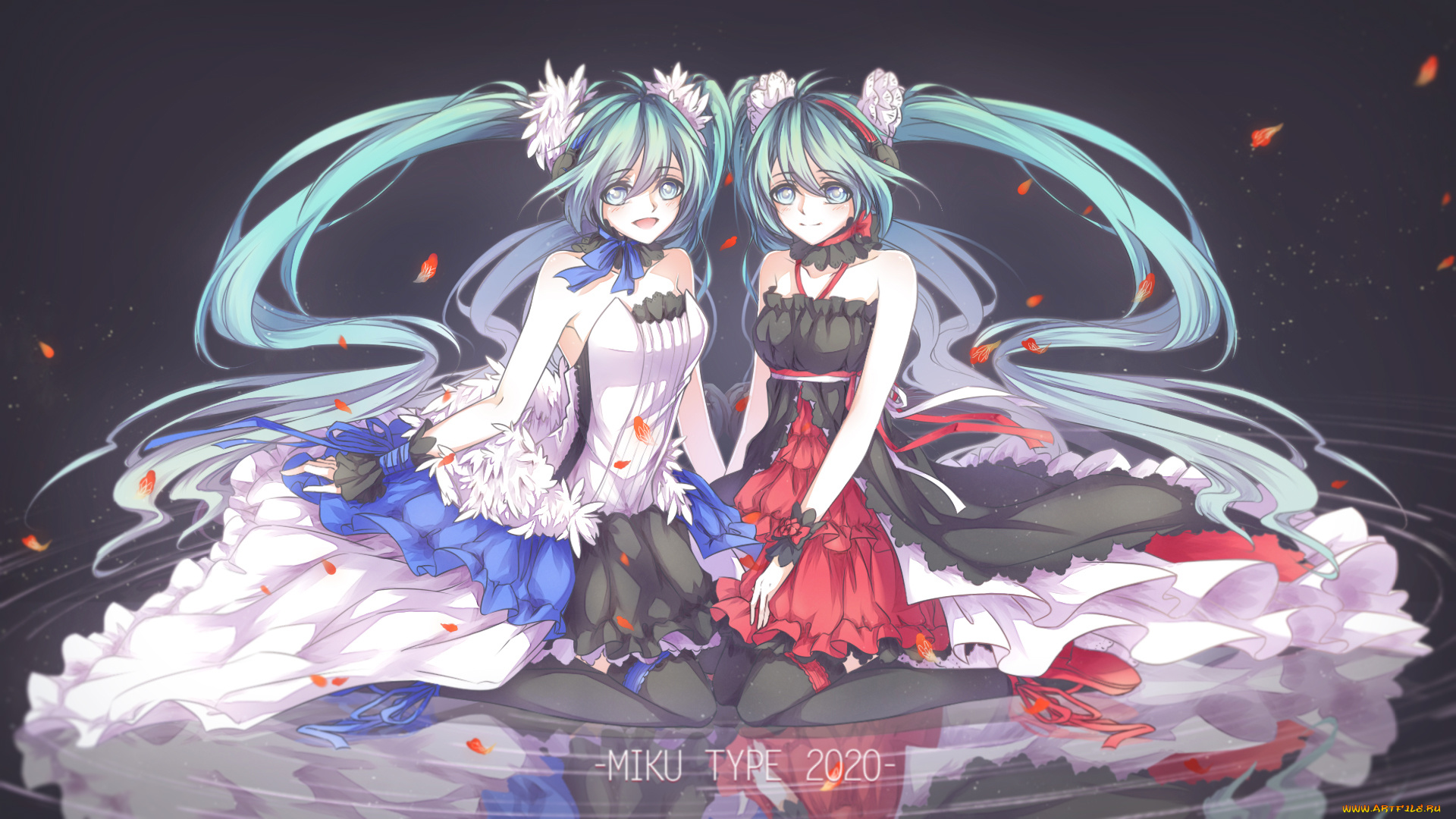 аниме, vocaloid, hatsune, miku