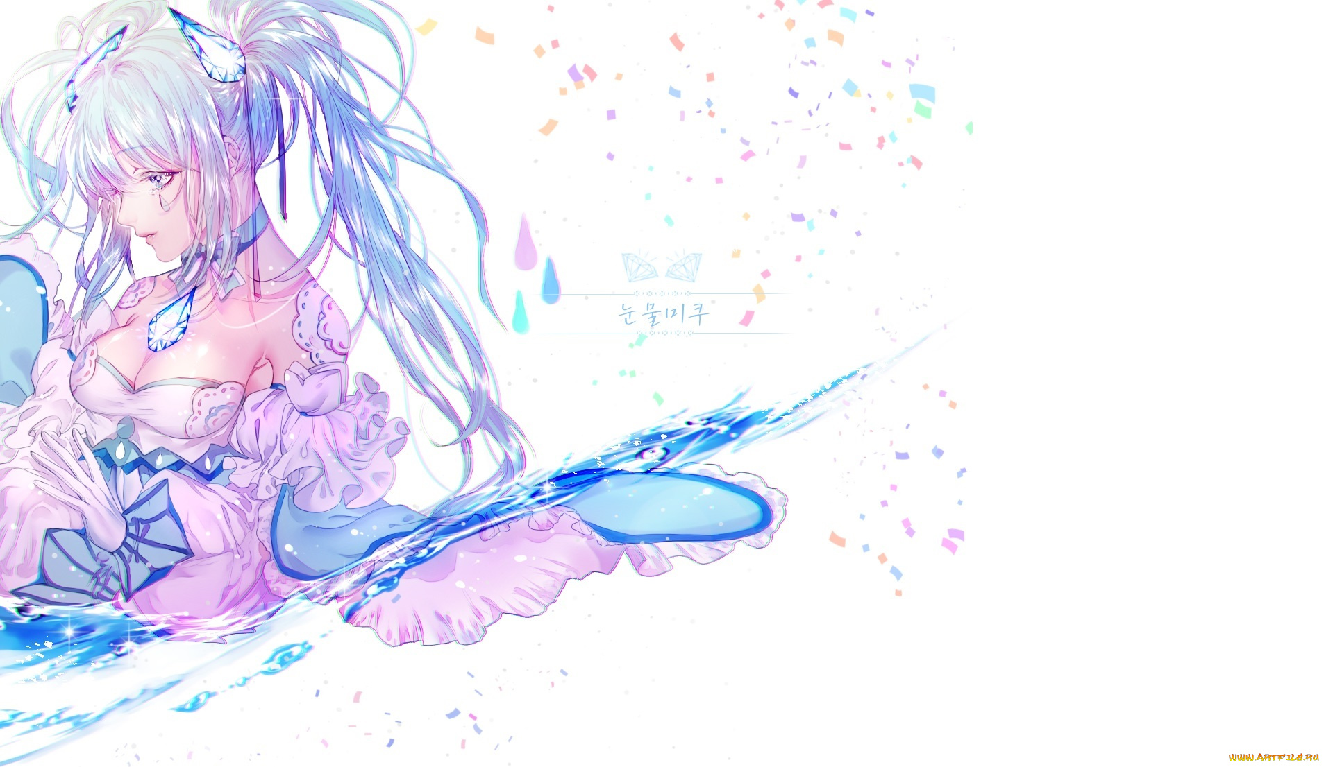 аниме, vocaloid, hatsune, miku