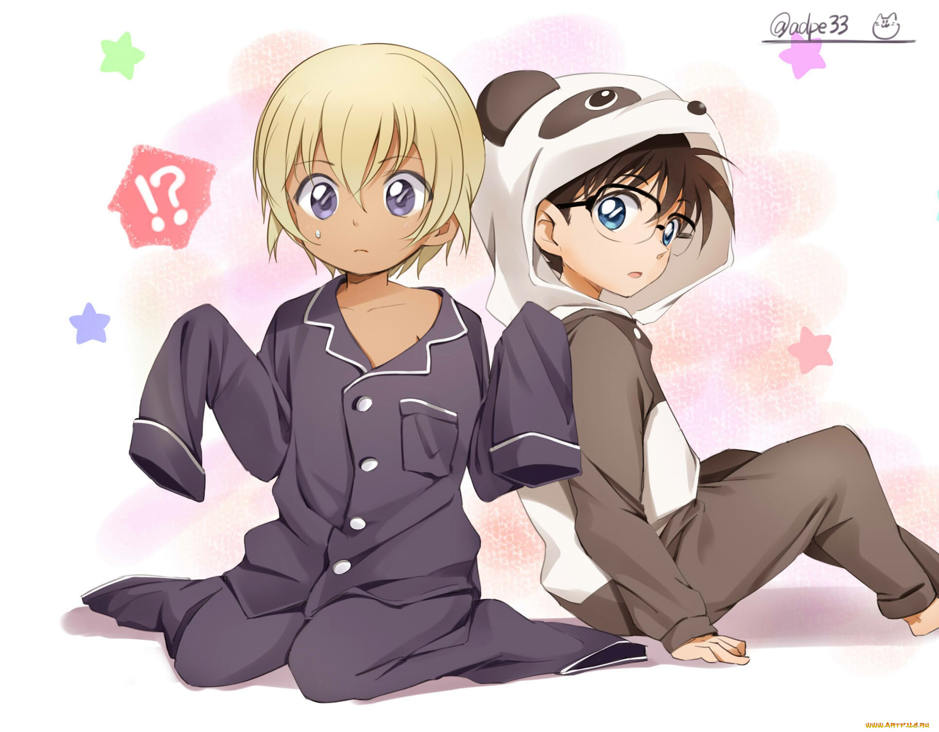 аниме, detective, conan, , magic, kaito, персонажи