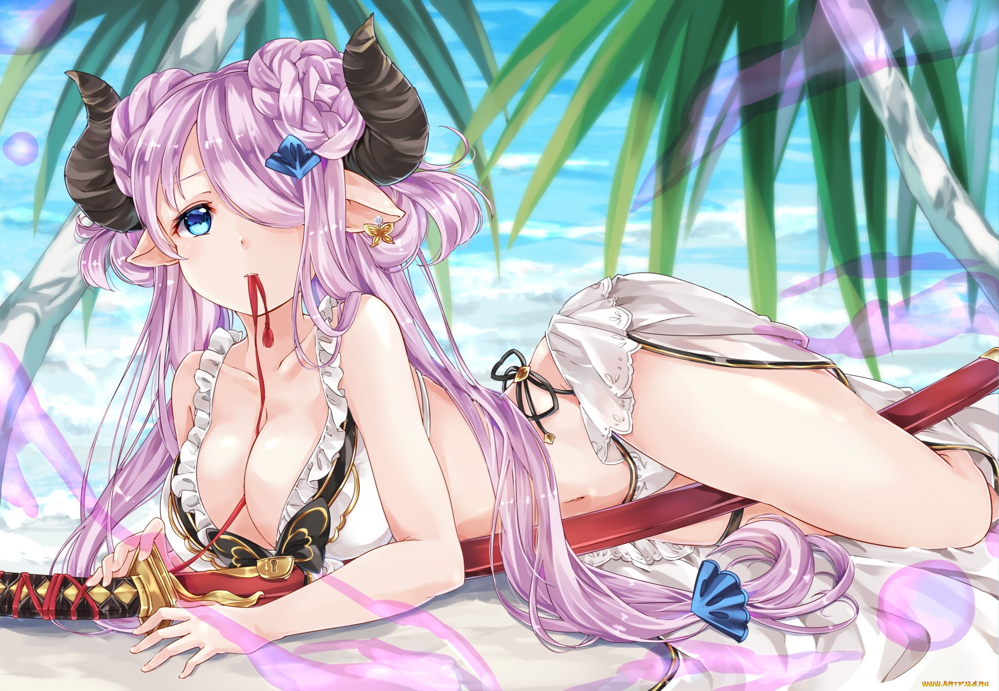 аниме, granblue, fantasy, narumeia