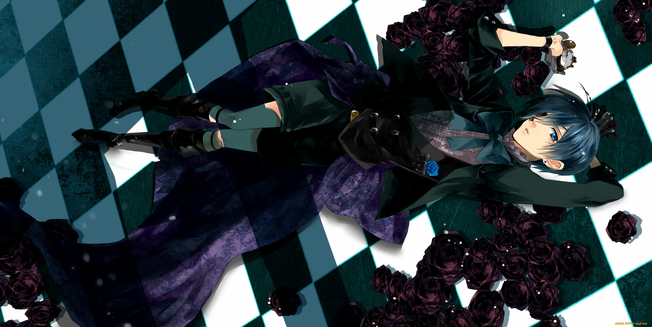 аниме, kuroshitsuji, ciel, phantomhive