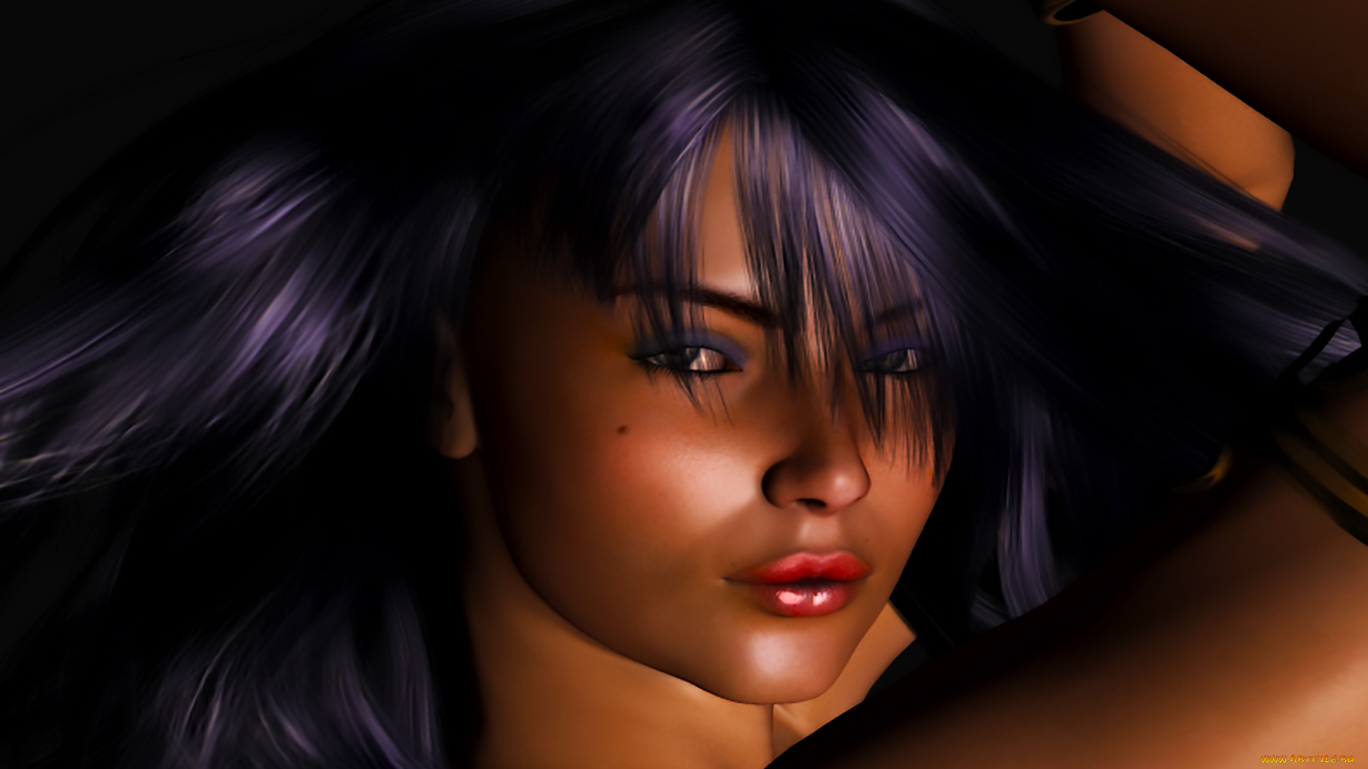 3д, графика, люди, , people, губы, взгляд, красивая