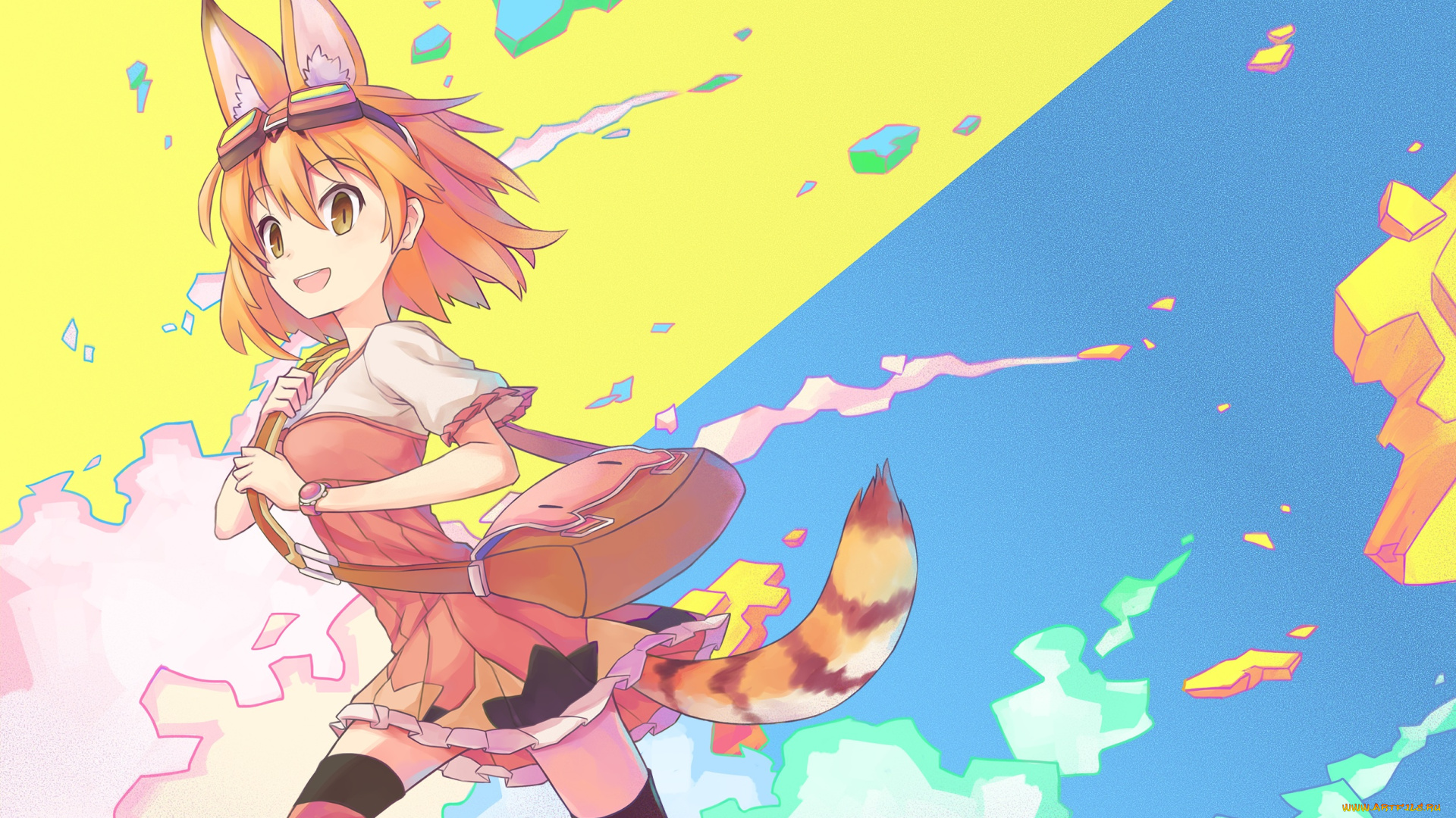 аниме, kemono, friends, kemono, friends