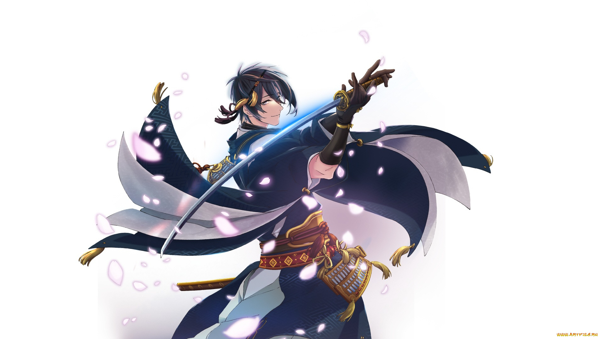 аниме, touken, ranbu, танец, мечей