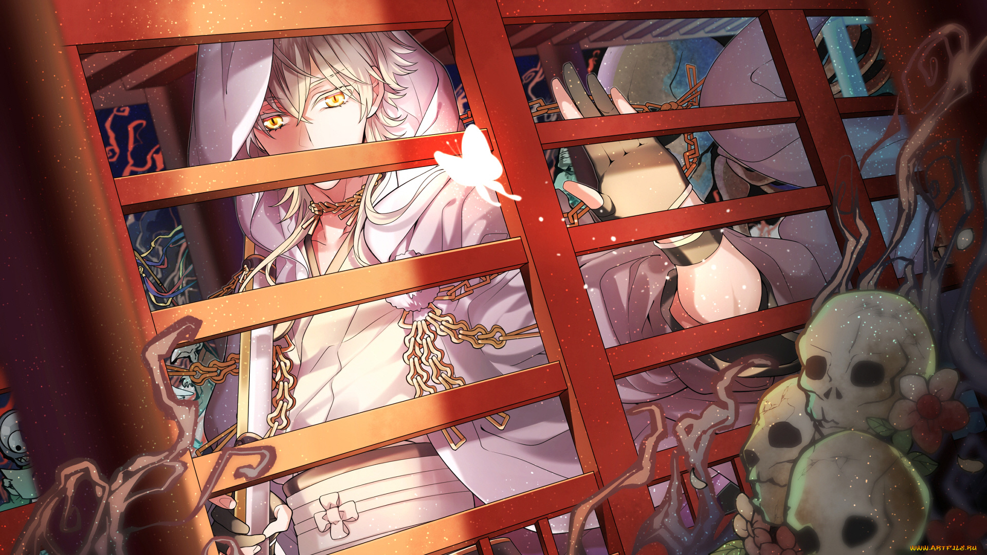 аниме, touken, ranbu, танец, мечей