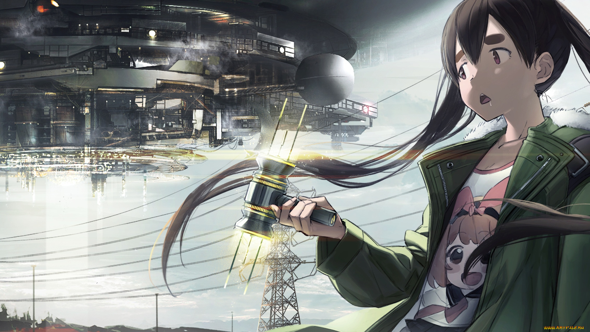 dead, dead, demon`s, dededededestruction, аниме, оружие, , техника, , технологии, nakagawa, ouran