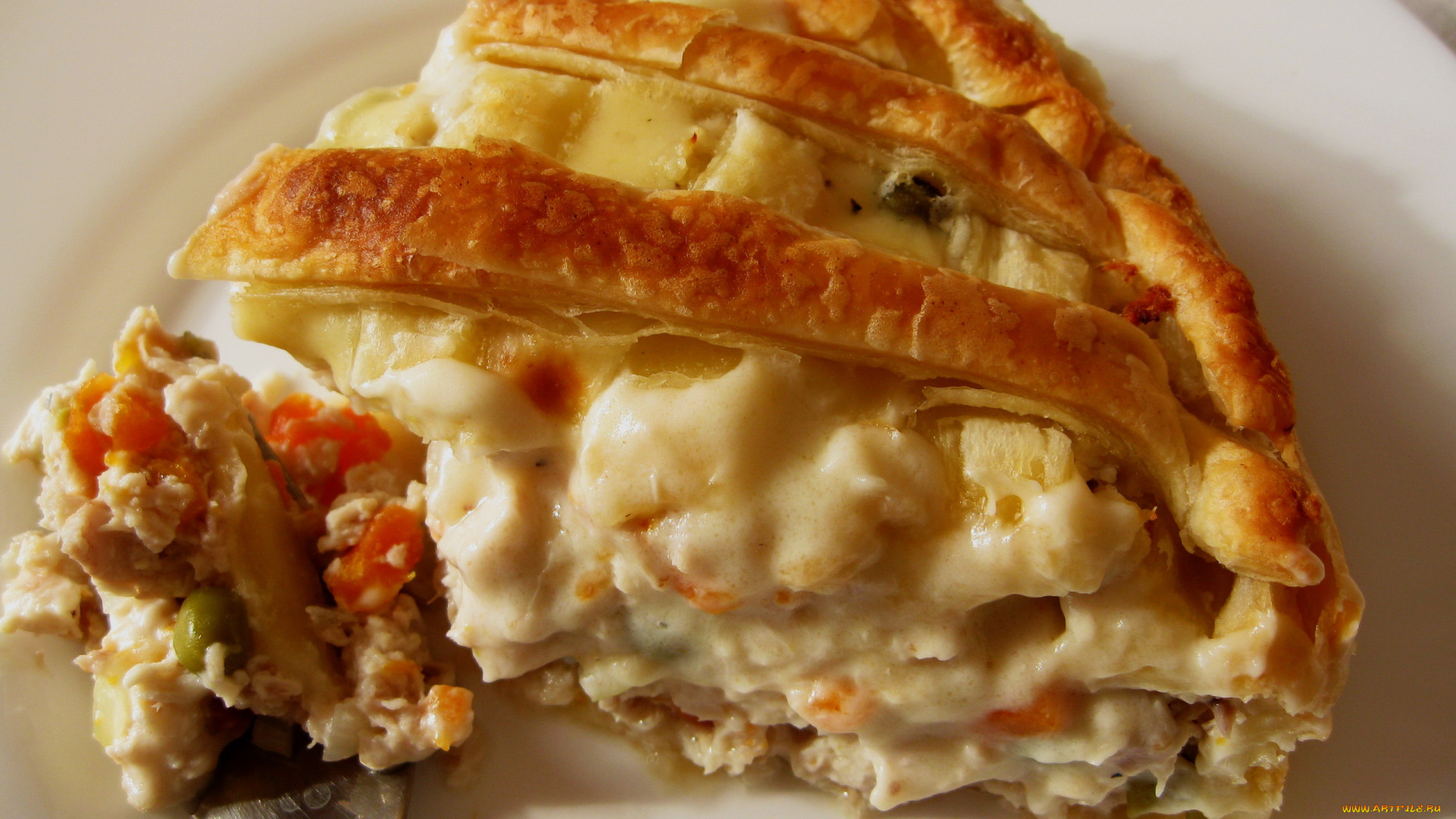 еда, пироги, куриный, пирог