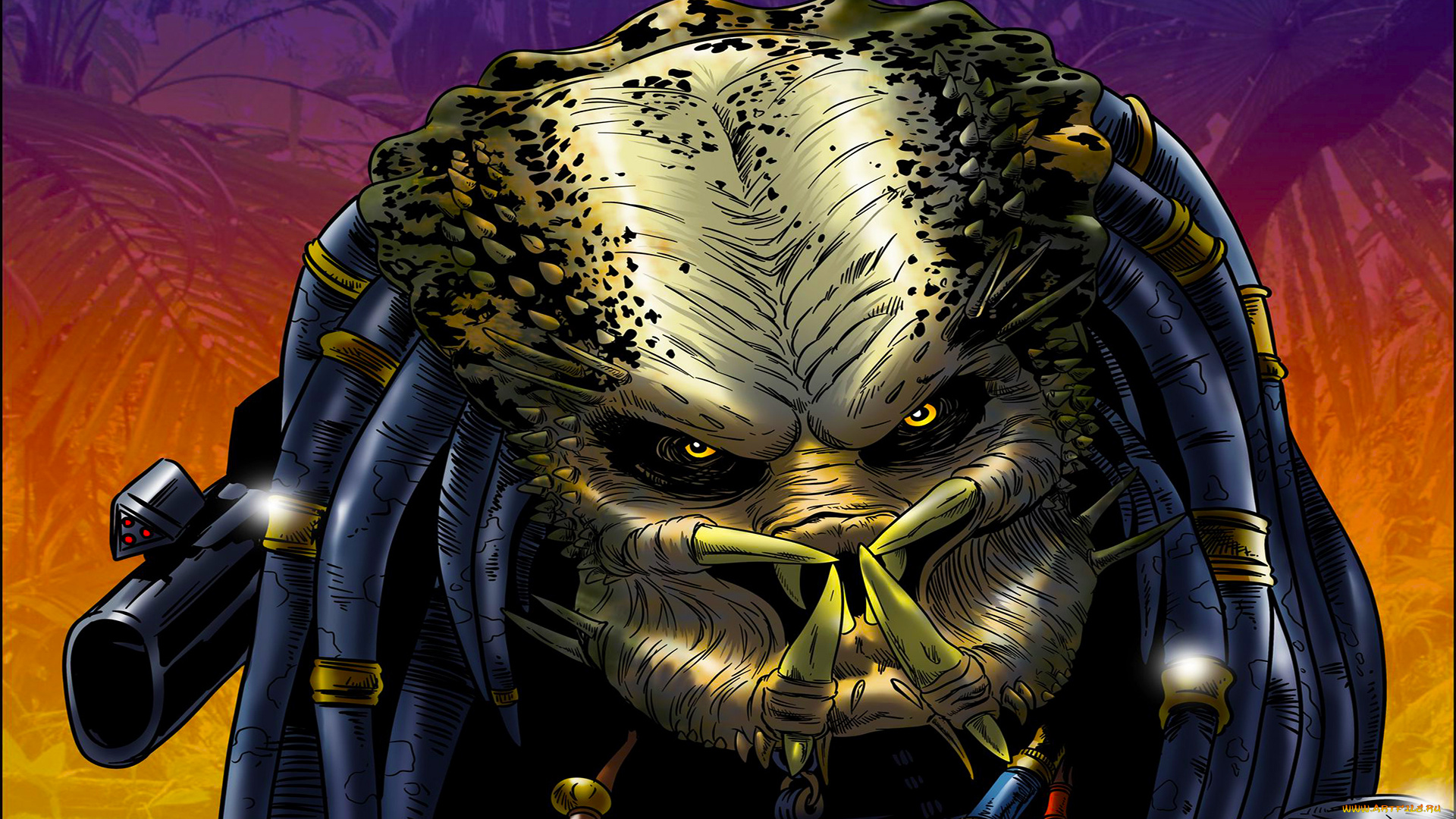 фэнтези, ангелы, хищник, взгляд, клыки