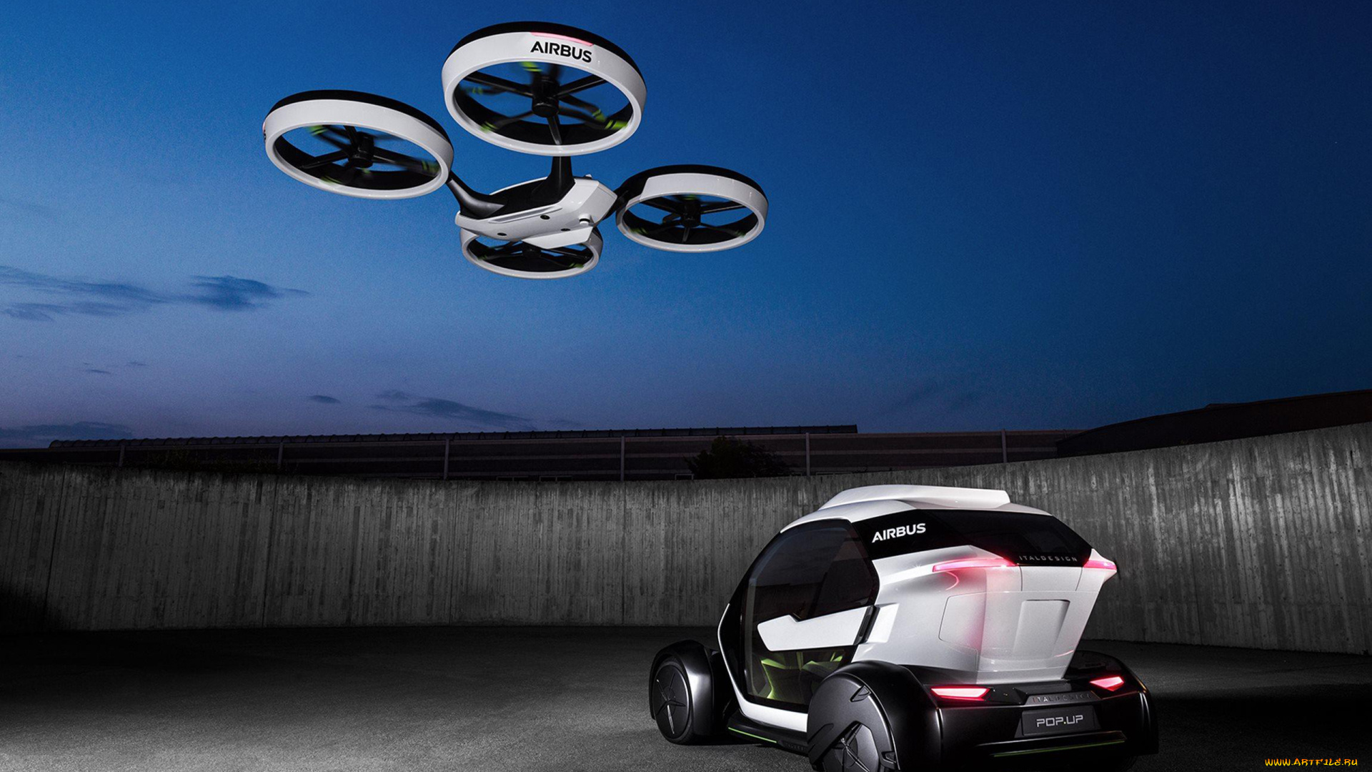 italdesign, x, airbus, pop-up, concept, 2017, автомобили, italdesign, concept, pop-up, x, airbus, 2017