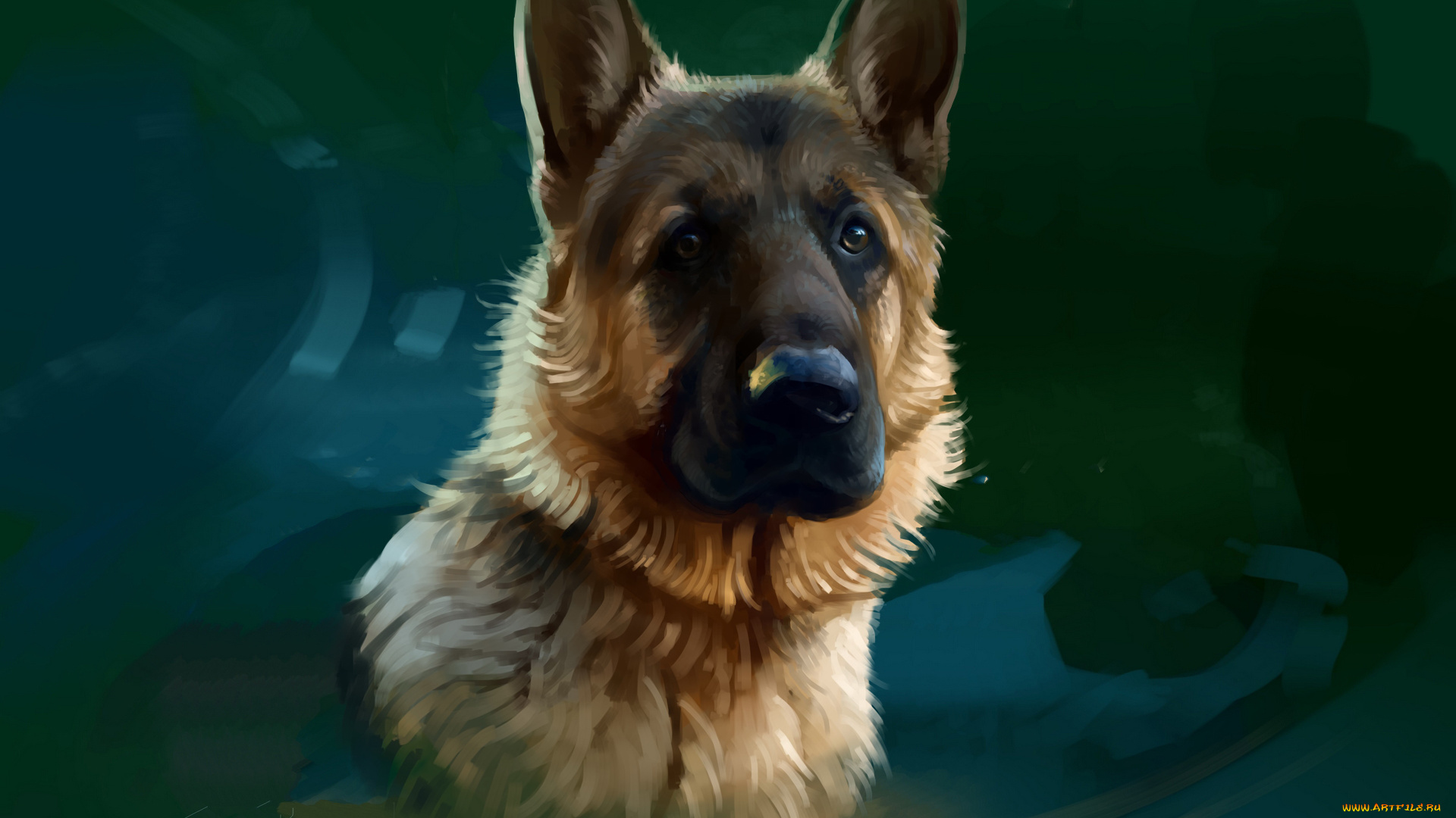 рисованное, животные, , собаки, морда