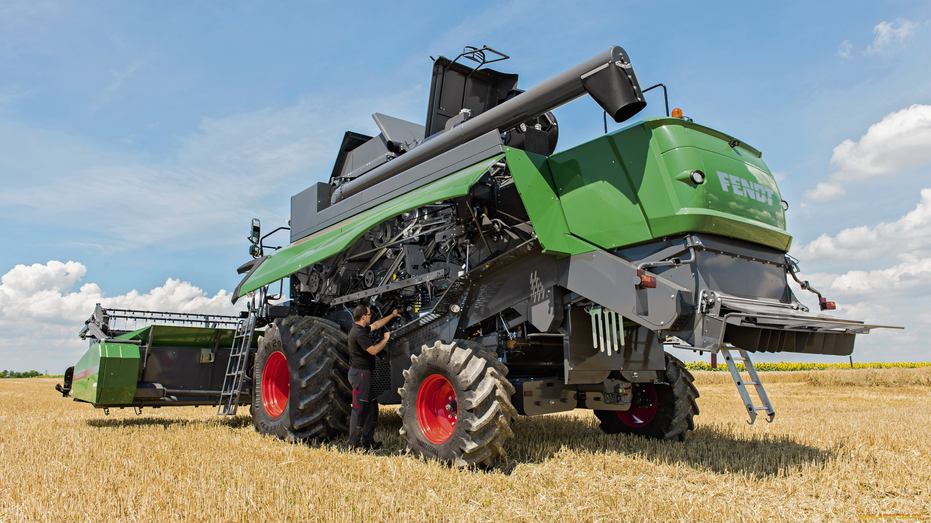 техника, комбайны, fendt