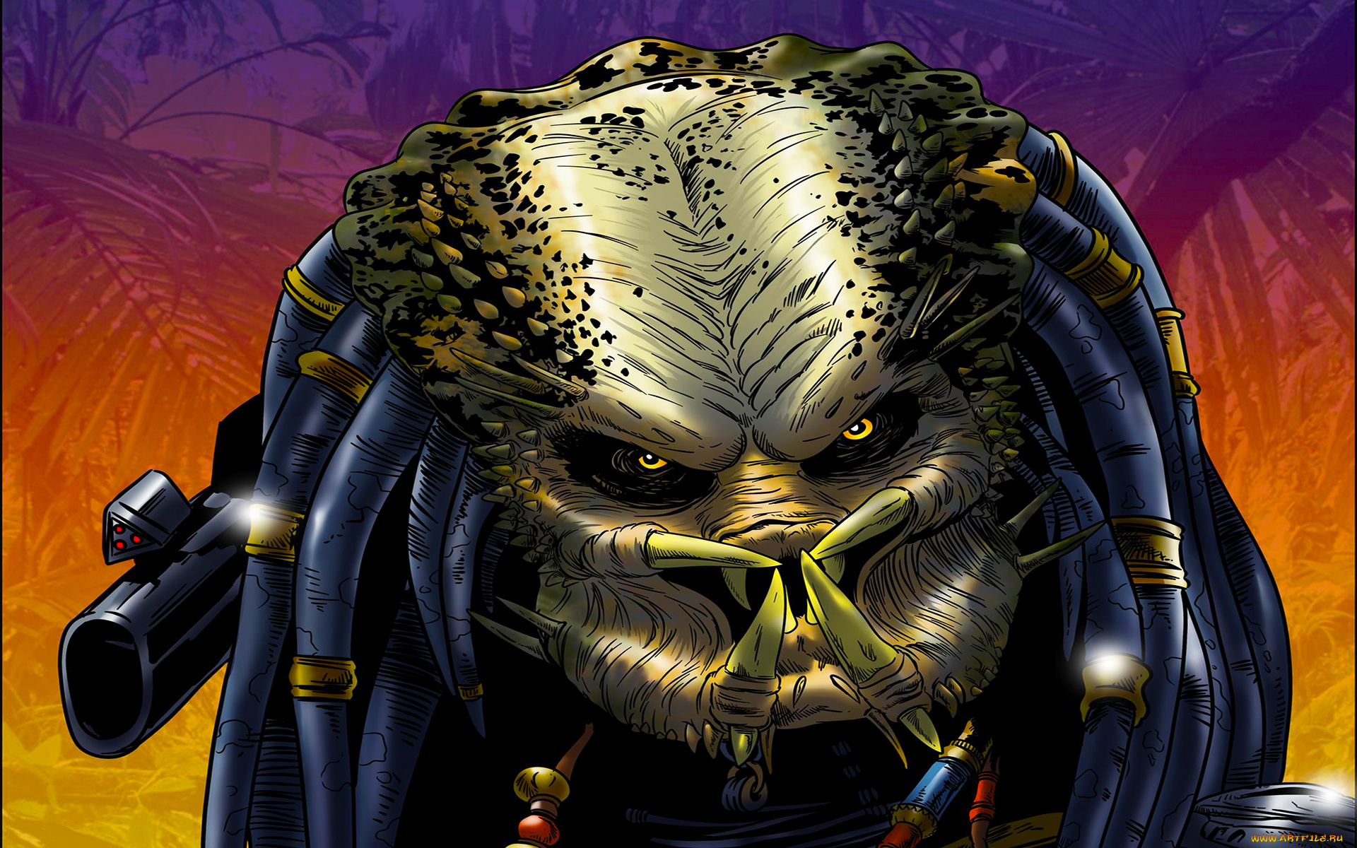 фэнтези, ангелы, хищник, взгляд, клыки