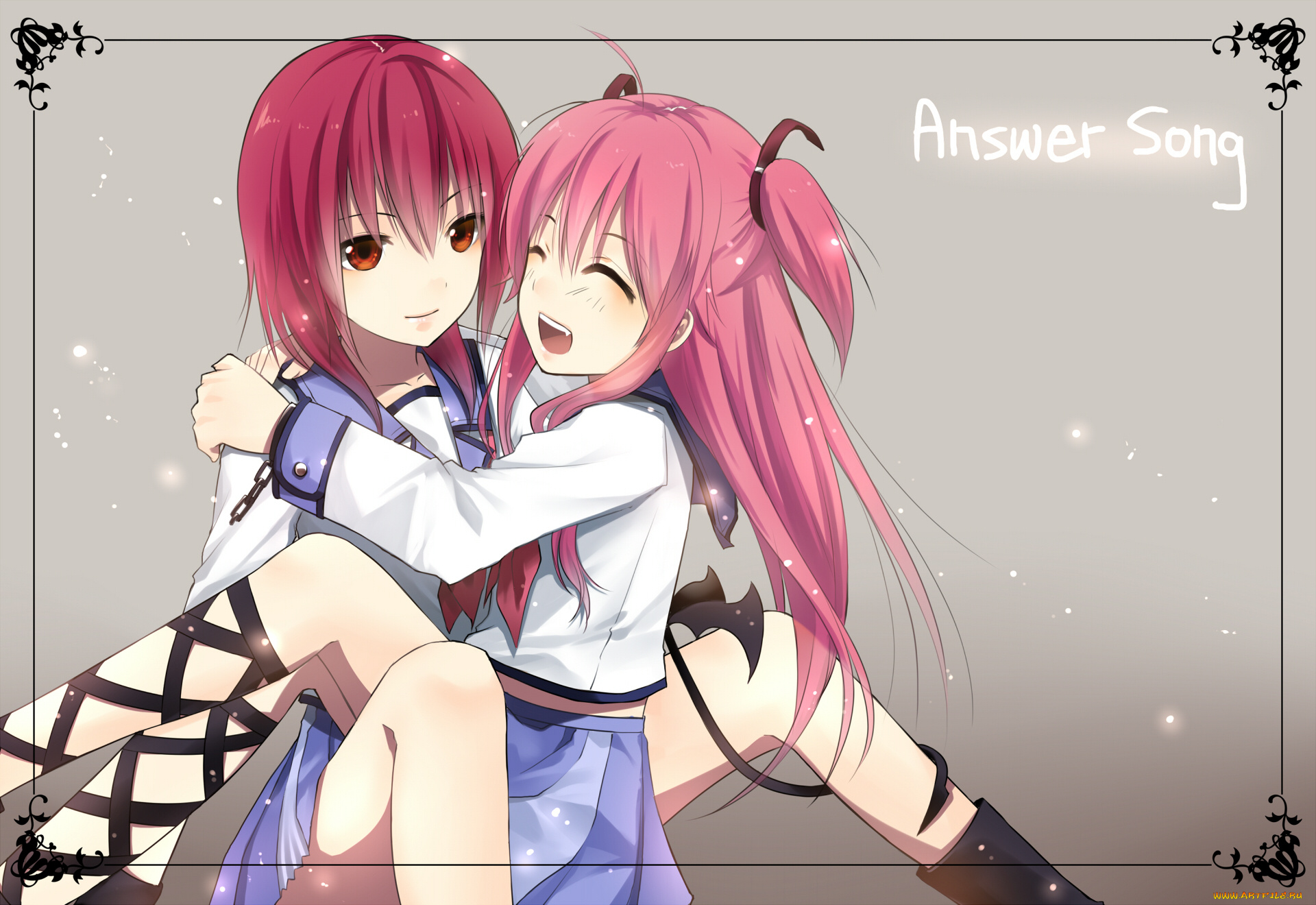 аниме, angel, beats, ангельские, ритмы