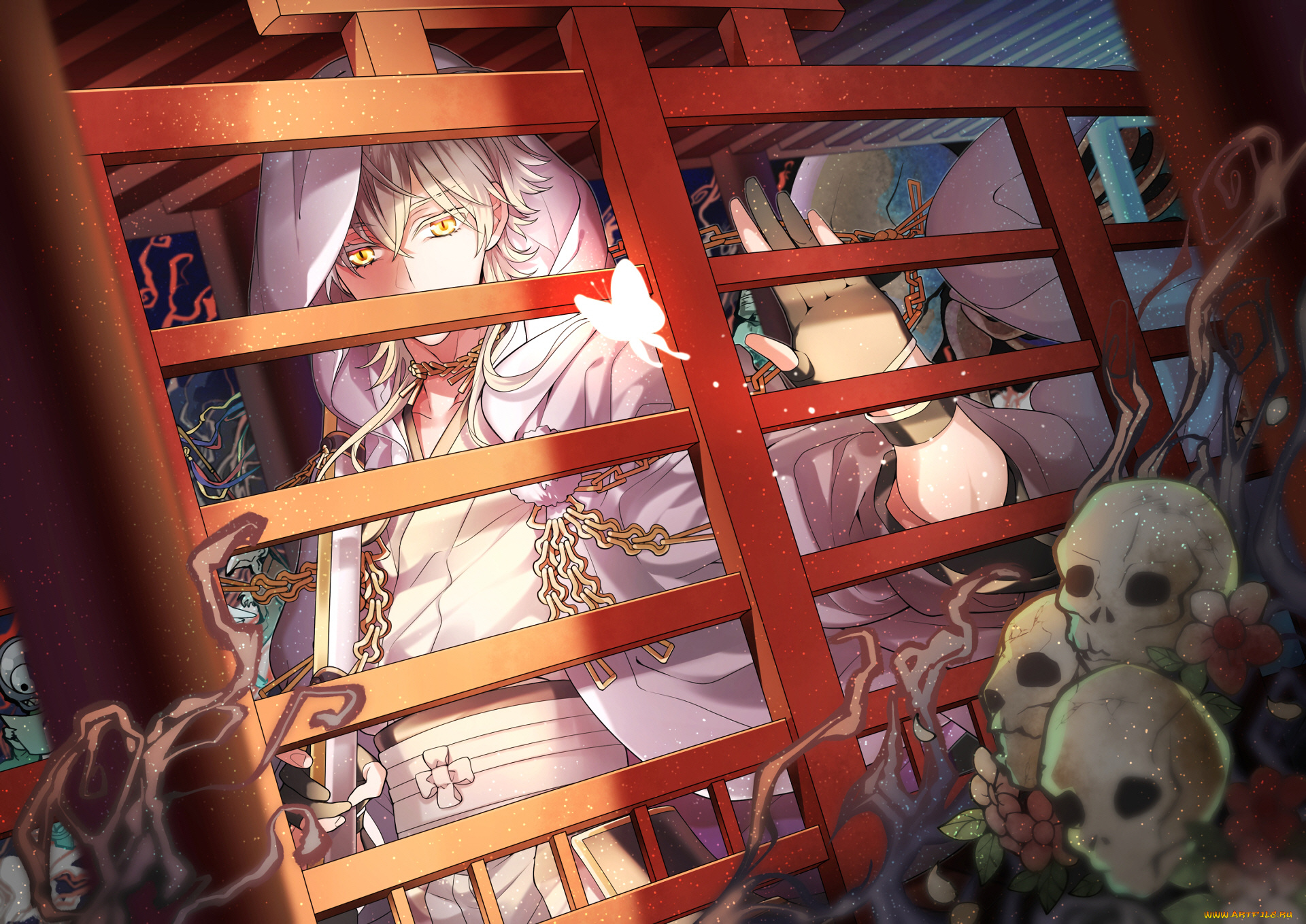 аниме, touken, ranbu, танец, мечей