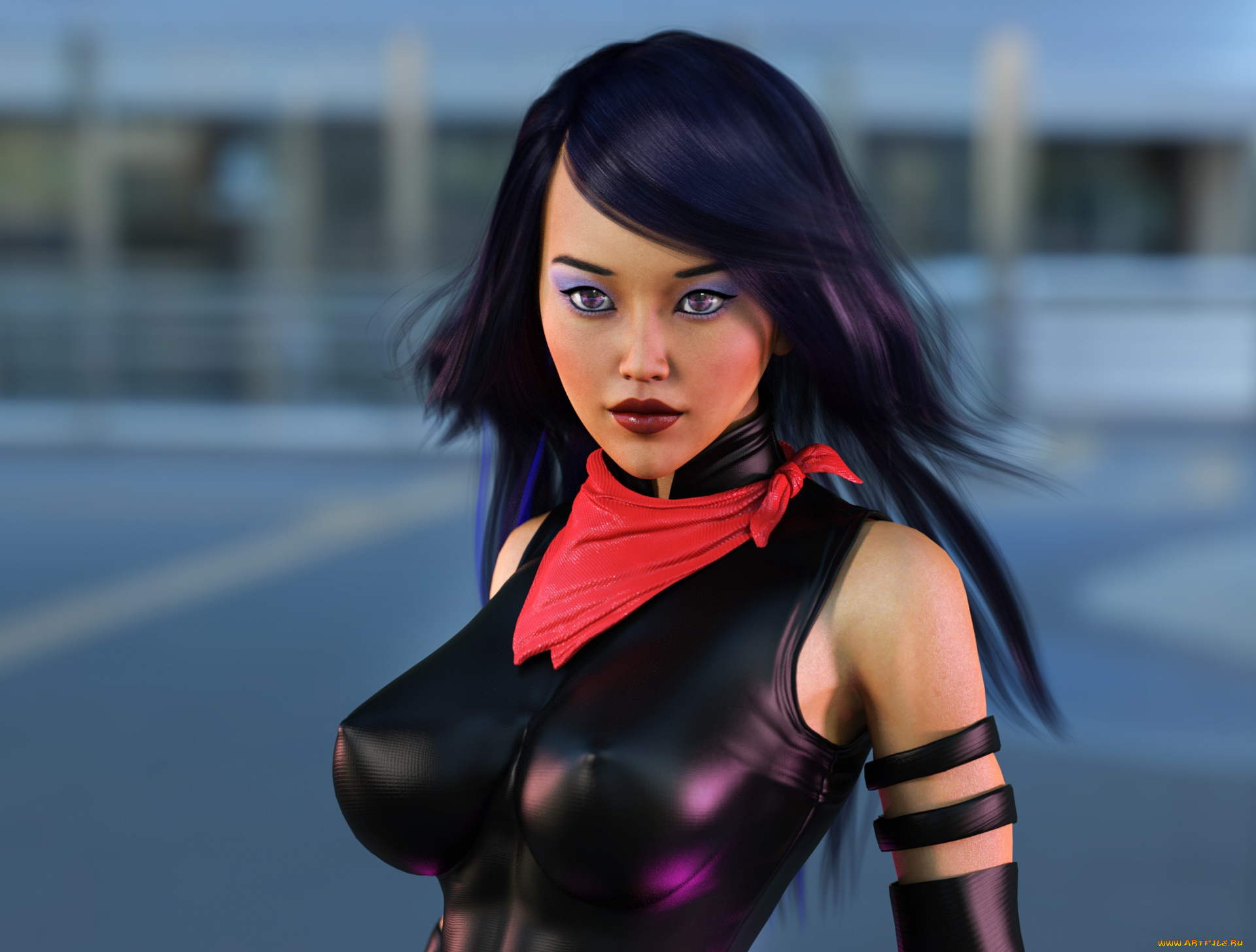 3д, графика, люди, , people, девушка, взгляд, фон