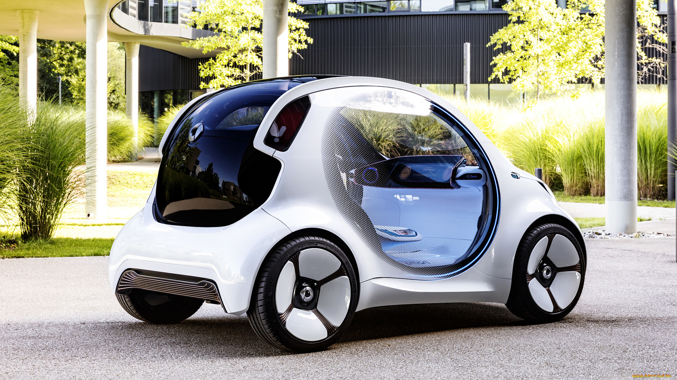 smart, fortwo, vision, eq, concept, 2017, автомобили, smart, 2017, concept, eq, vision, fortwo