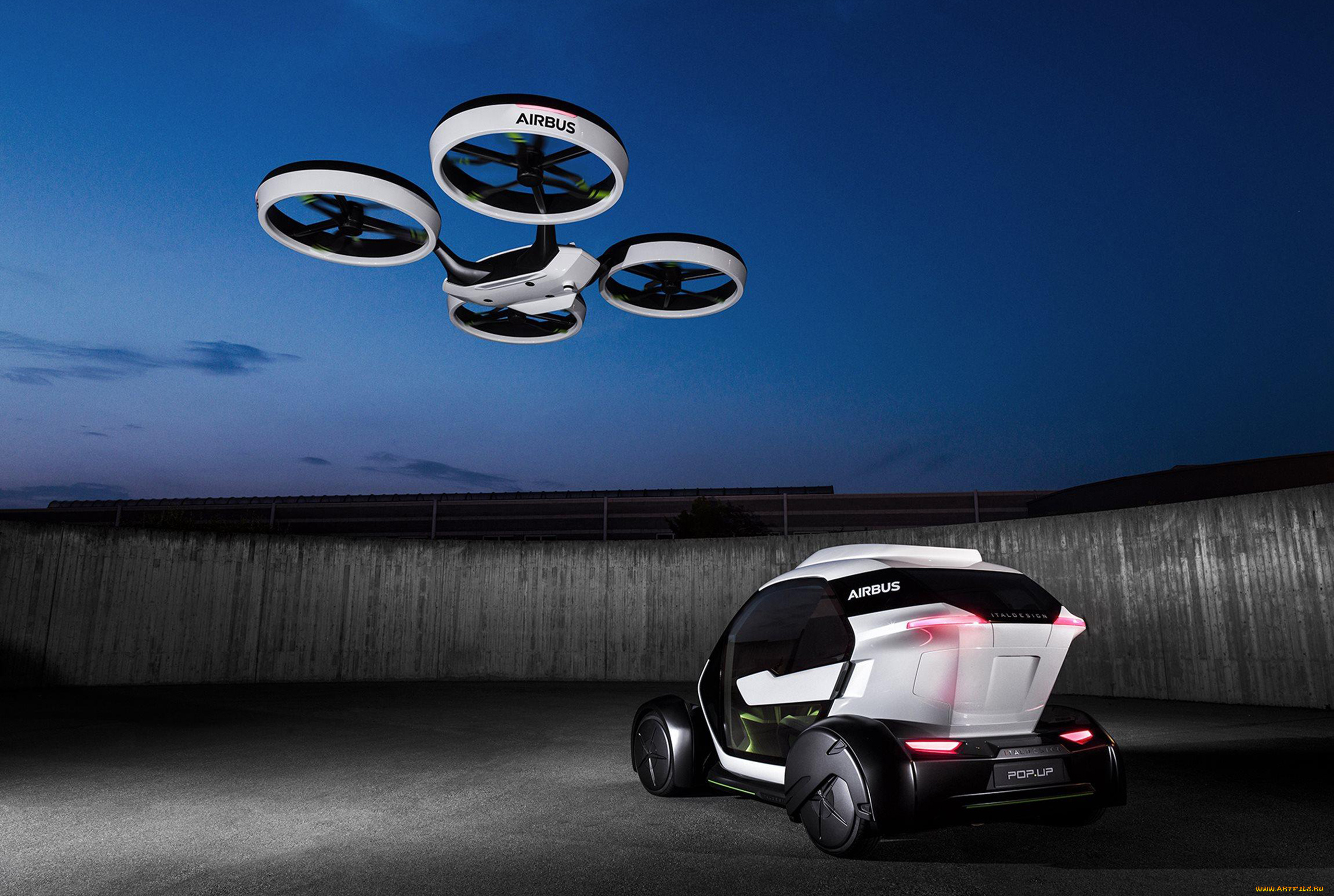 italdesign, x, airbus, pop-up, concept, 2017, автомобили, italdesign, concept, pop-up, x, airbus, 2017