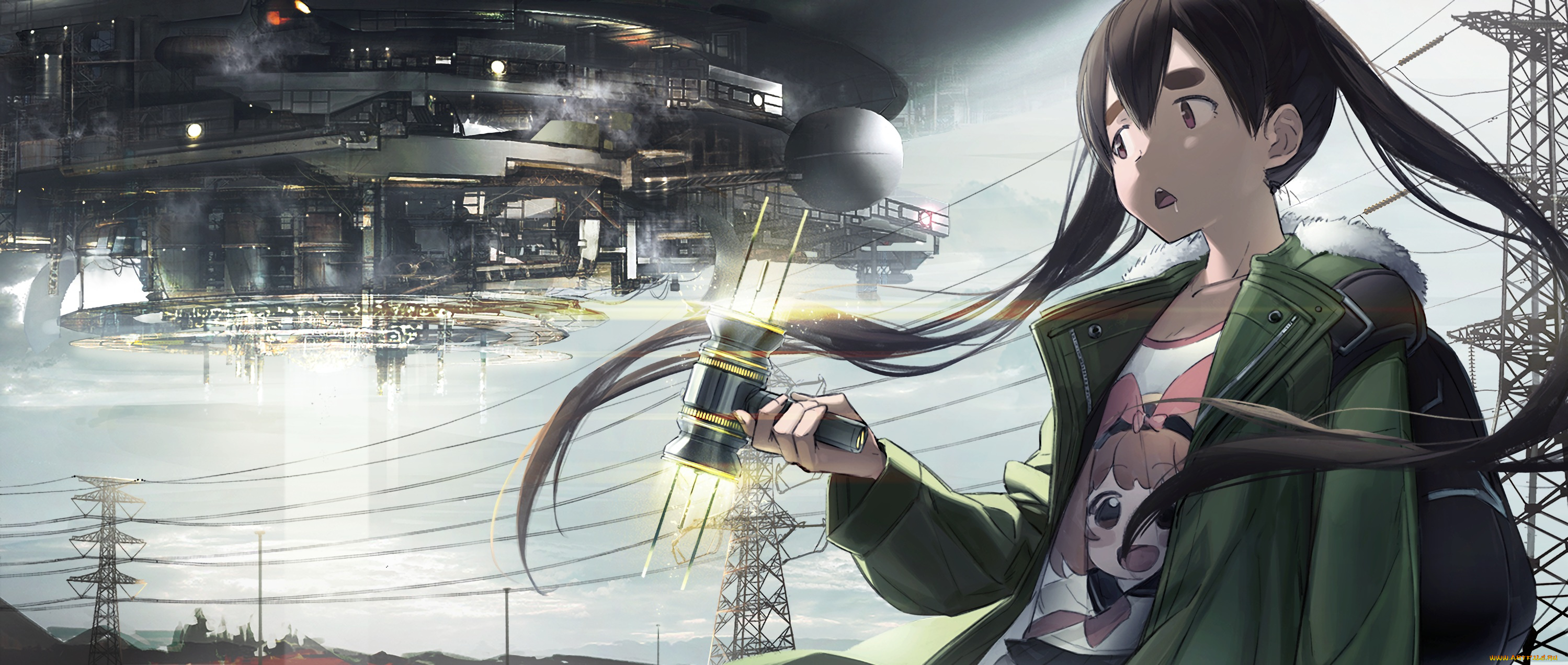 dead, dead, demon`s, dededededestruction, аниме, оружие, , техника, , технологии, nakagawa, ouran