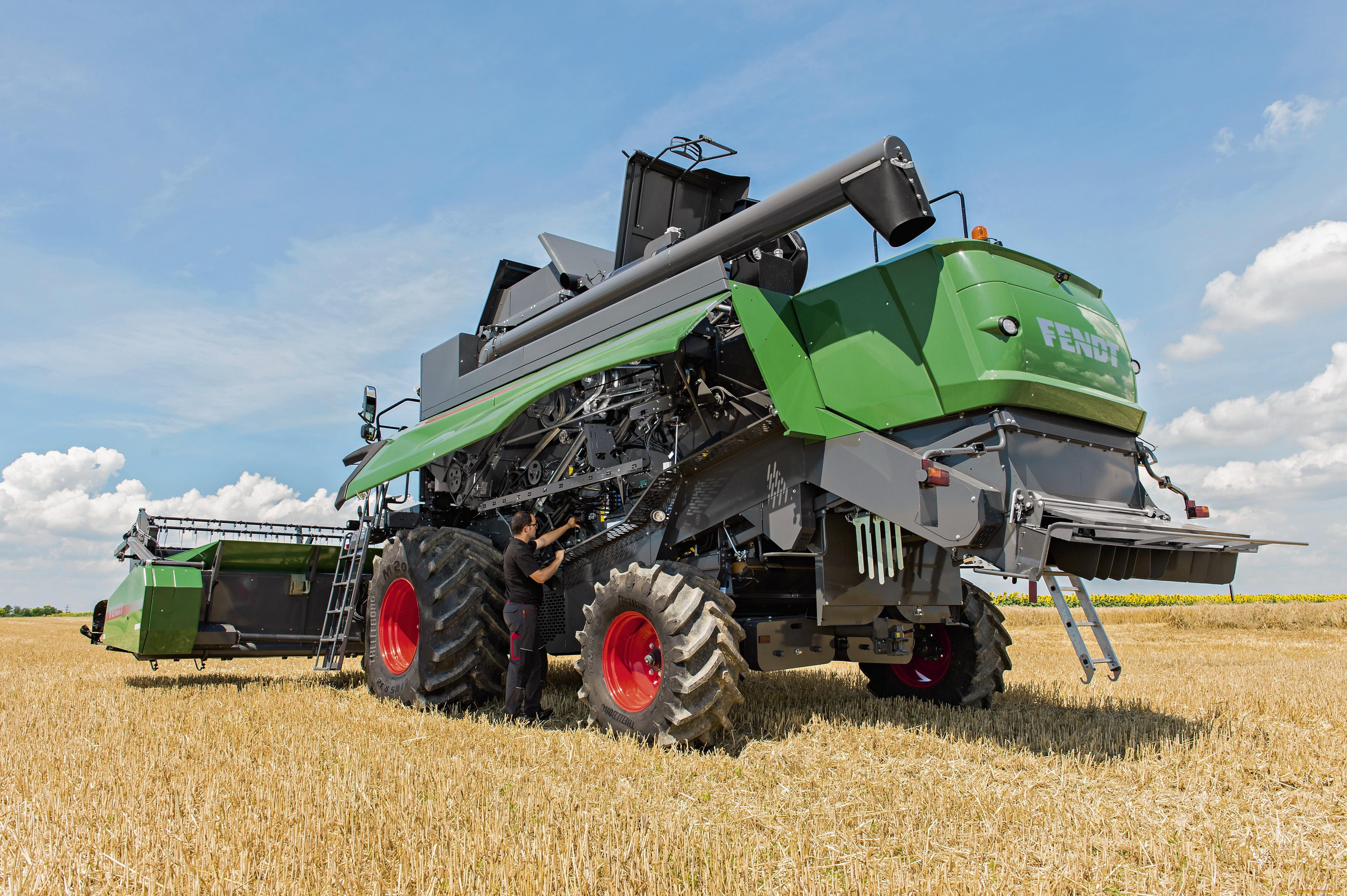 техника, комбайны, fendt
