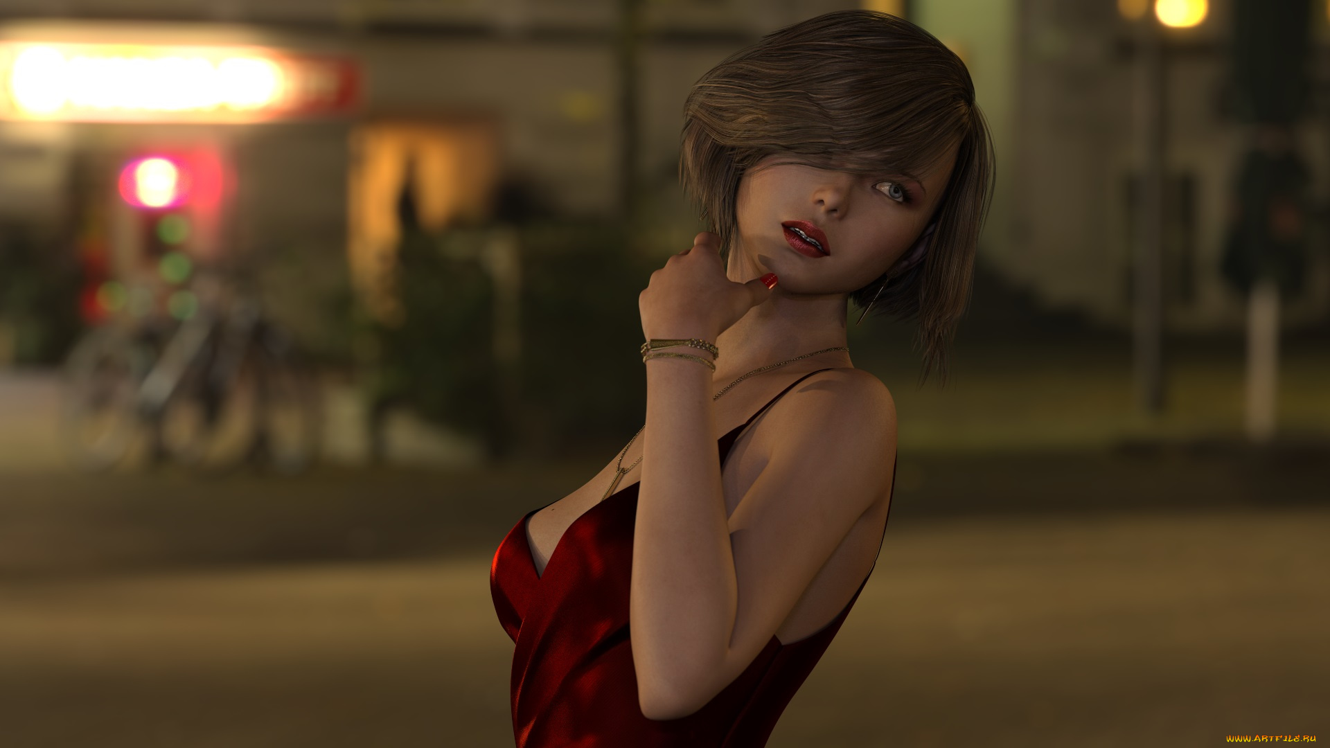 3д, графика, люди, , people, девушка, фон, взгляд