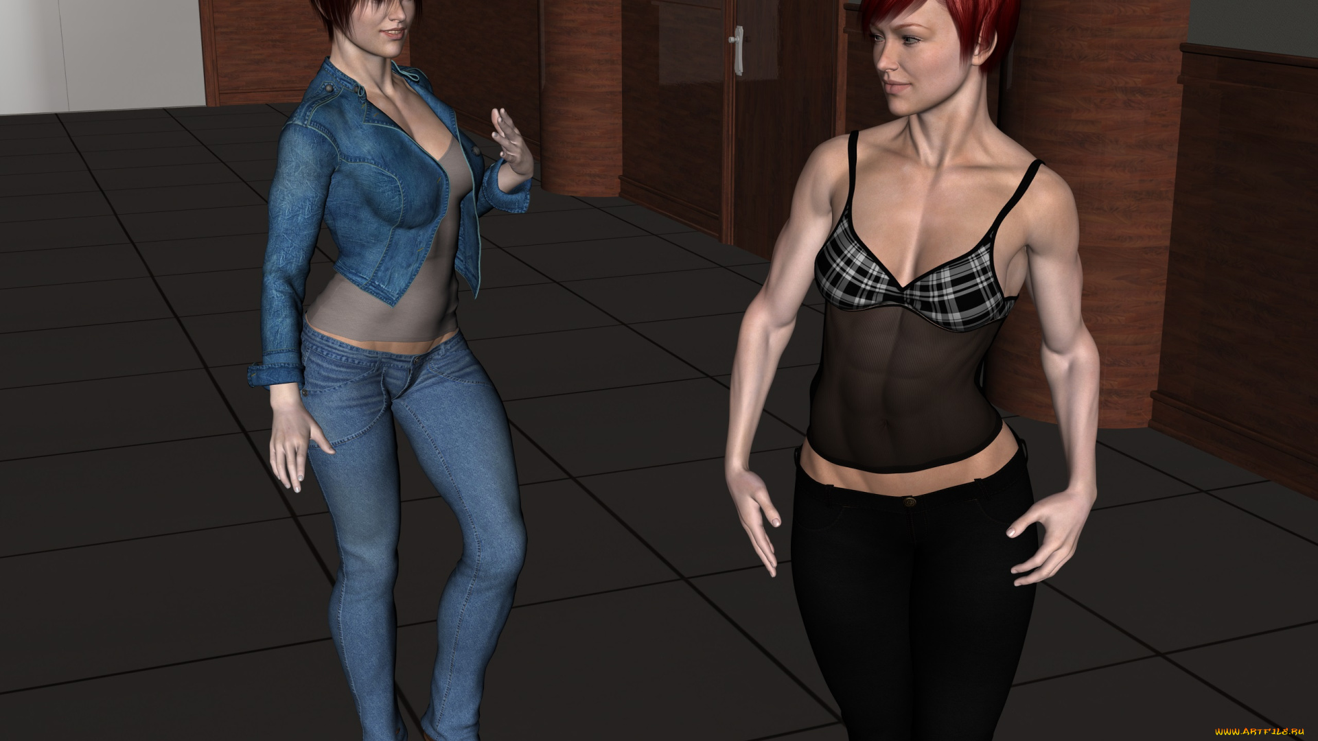 3д, графика, люди, , people, взгляд, девушки, фон