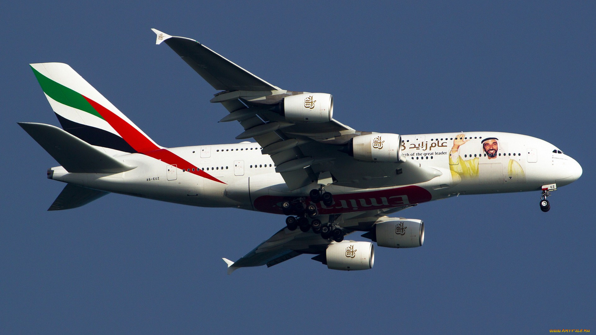 a380-842, авиация, пассажирские, самолёты, авиалайнер