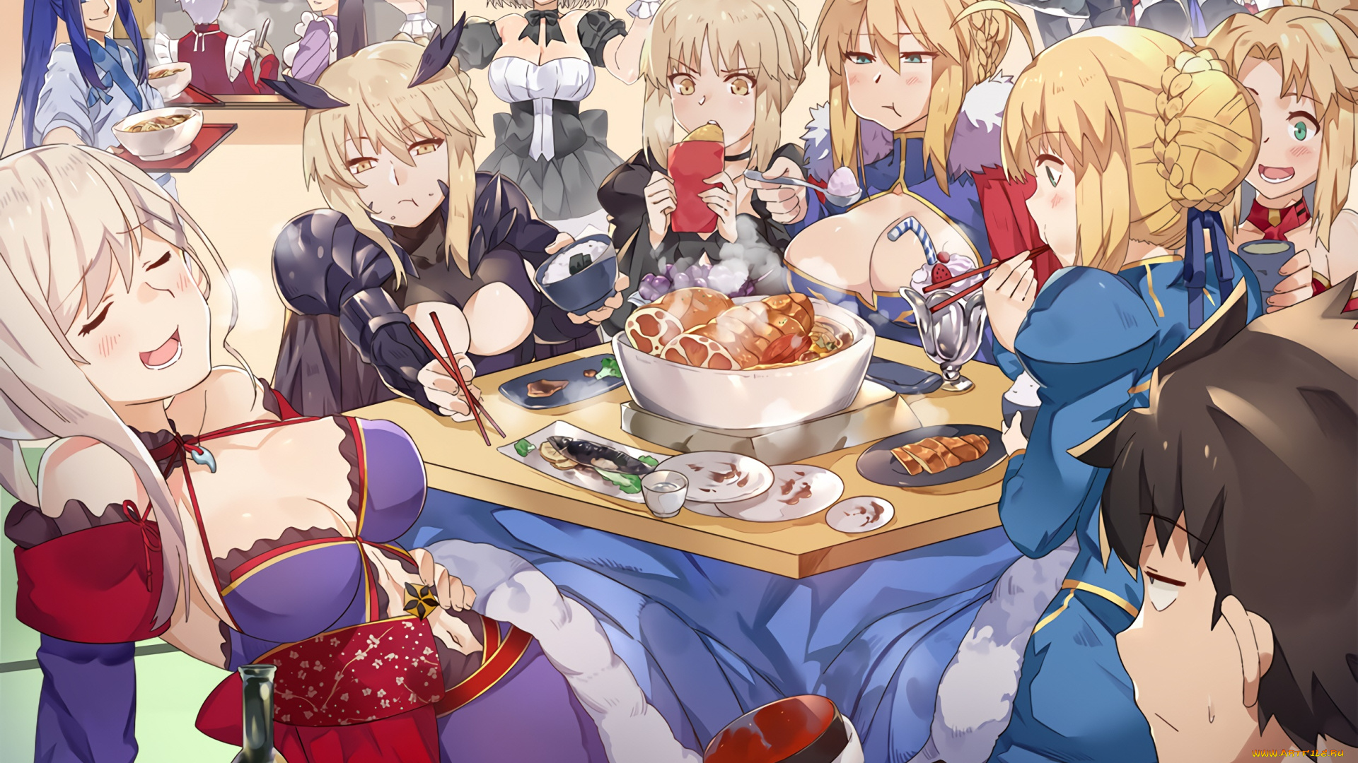 аниме, fate, stay, night, , grand, order, , apocrypha, судьба