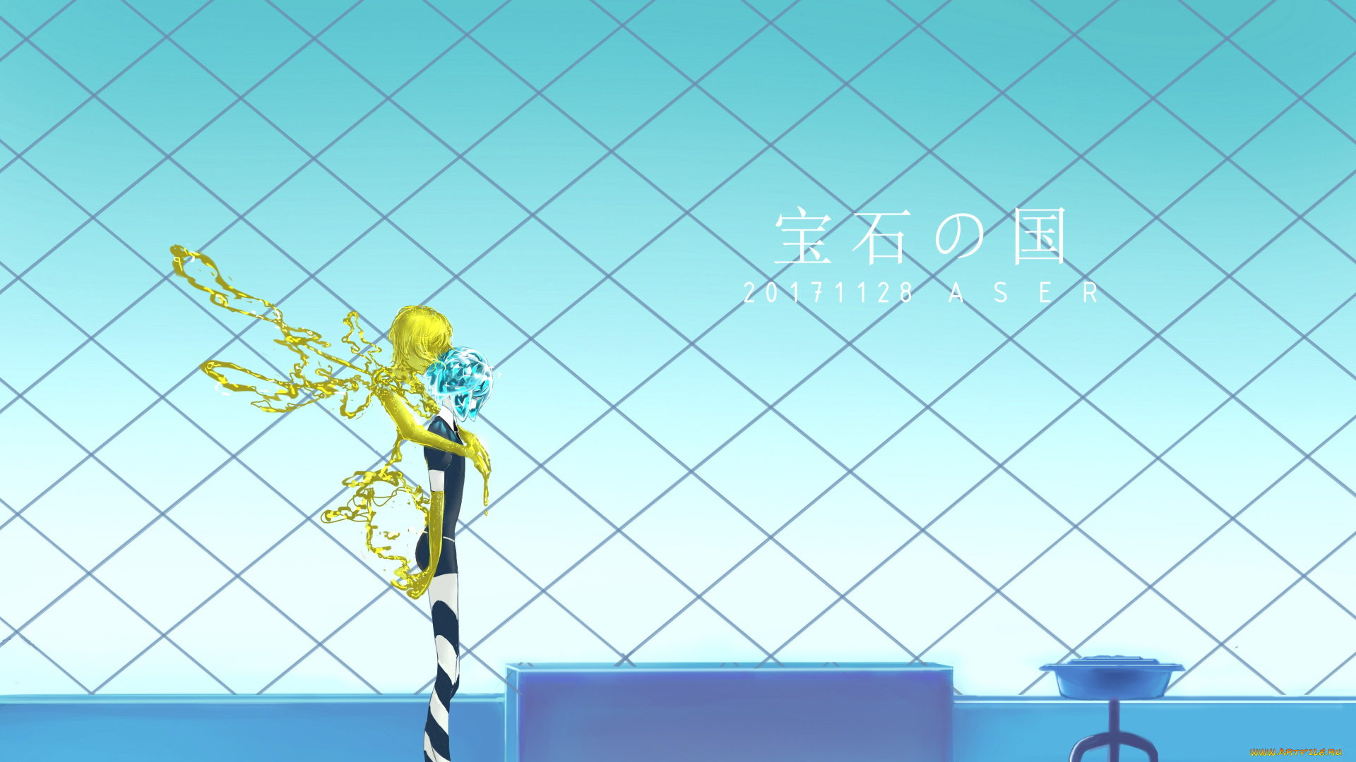 аниме, houseki, no, kuni, страна, самоцветов