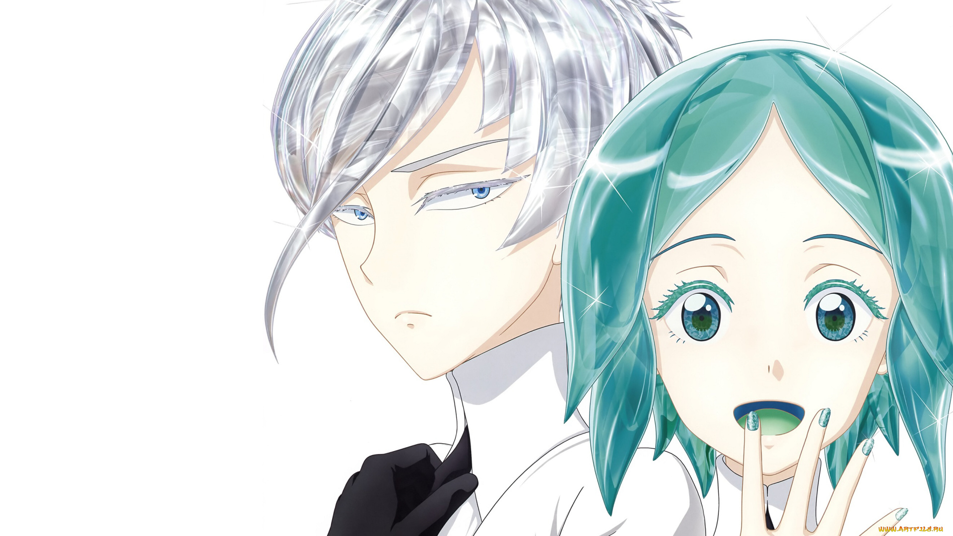 аниме, houseki, no, kuni, страна, самоцветов