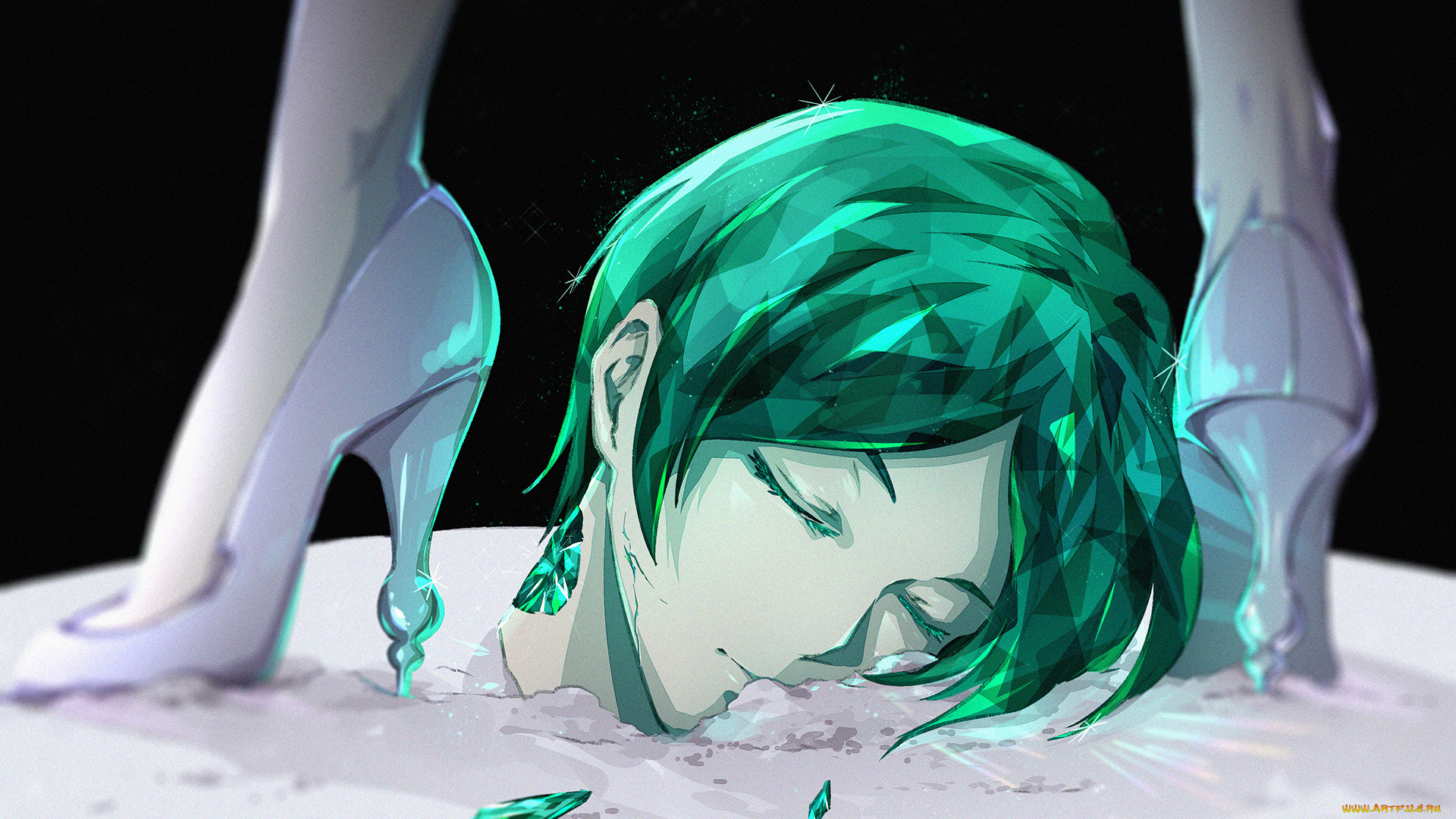 аниме, houseki, no, kuni, страна, самоцветов