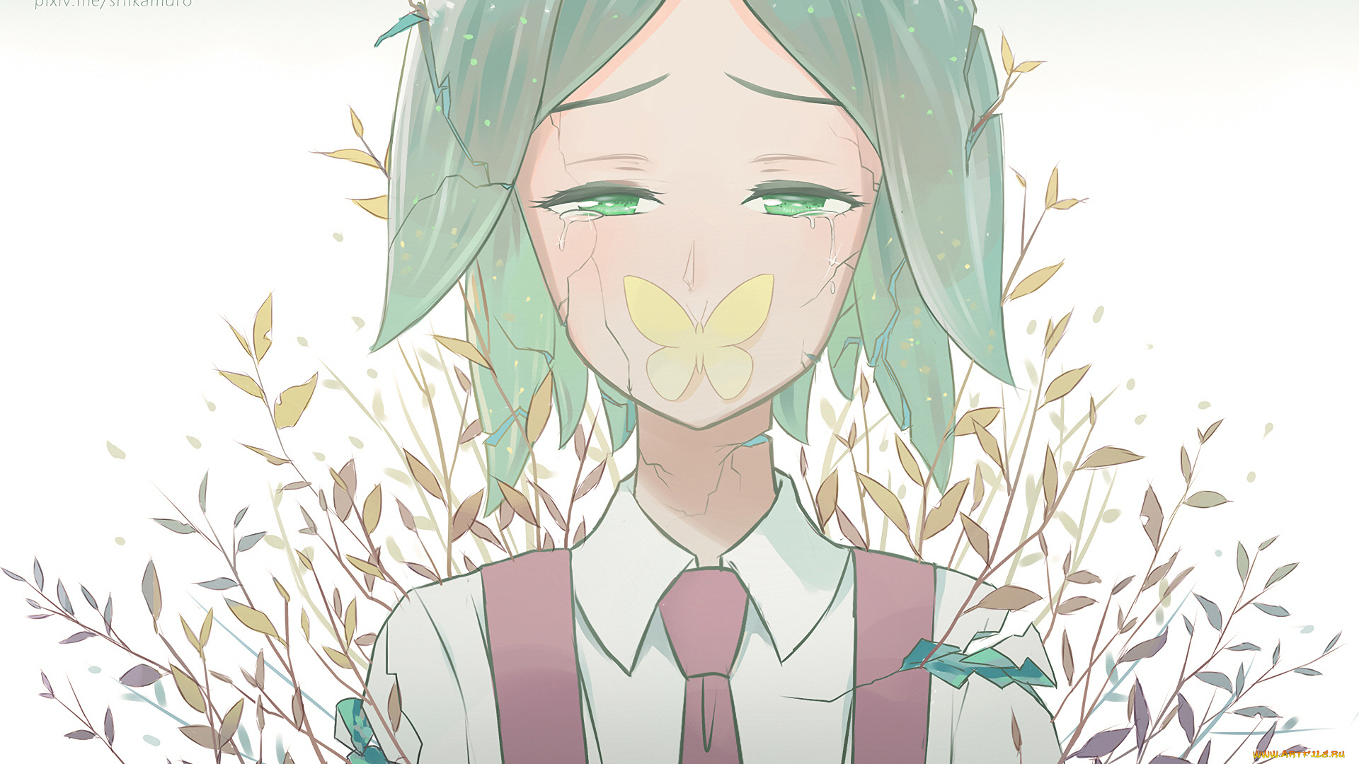 аниме, houseki, no, kuni, страна, самоцветов