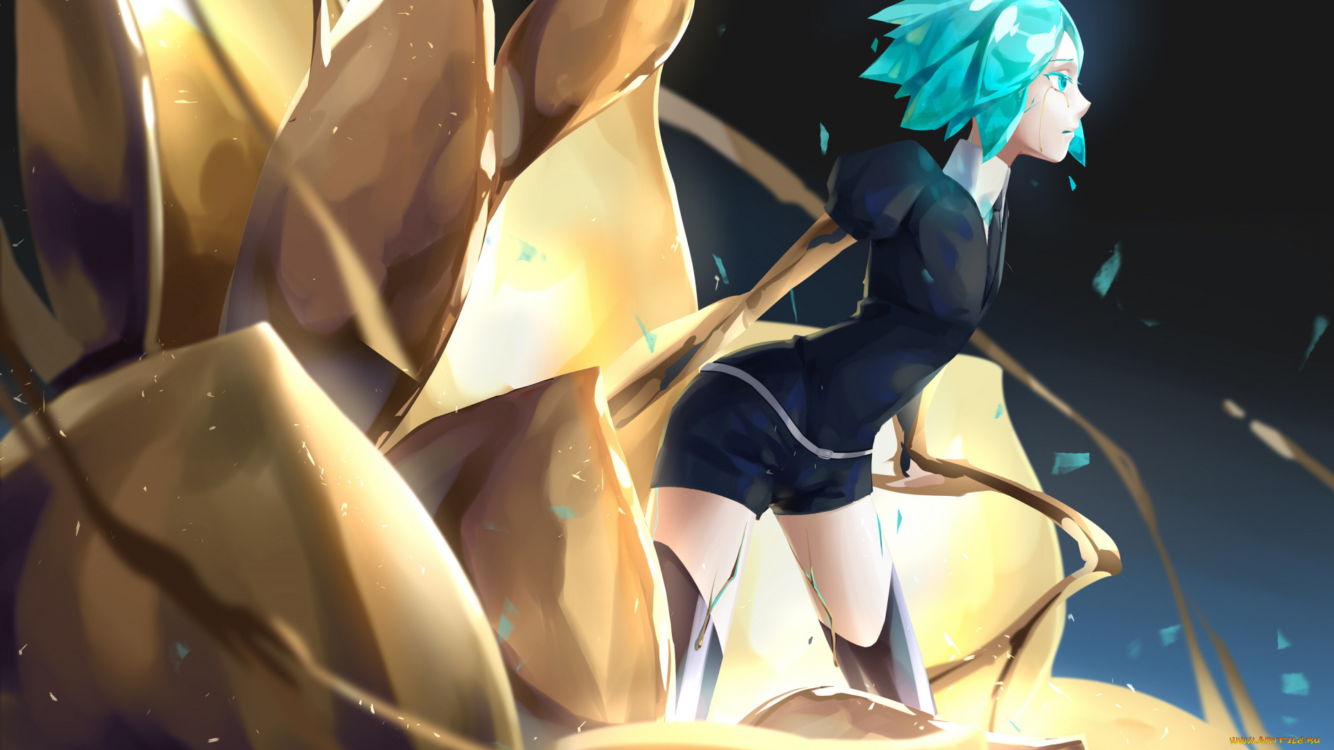 аниме, houseki, no, kuni, страна, самоцветов