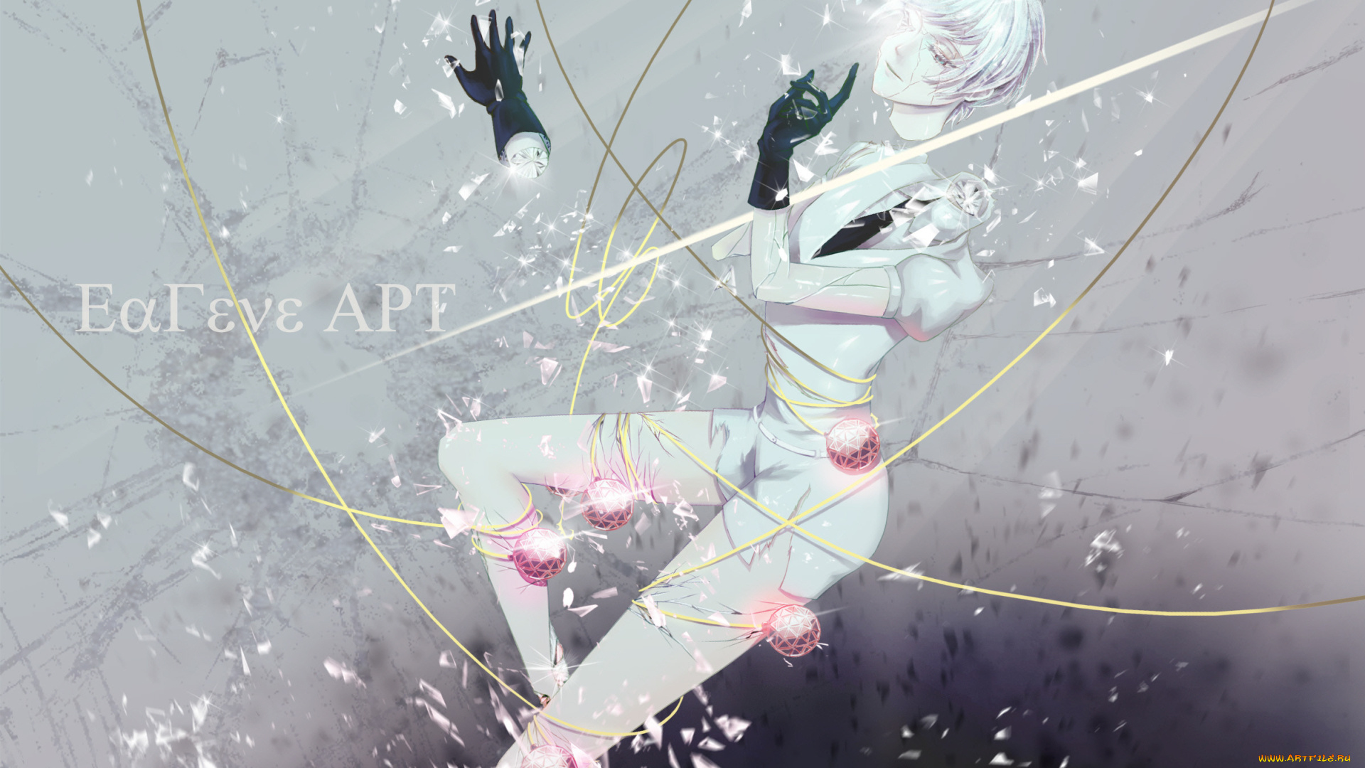 аниме, houseki, no, kuni, страна, самоцветов