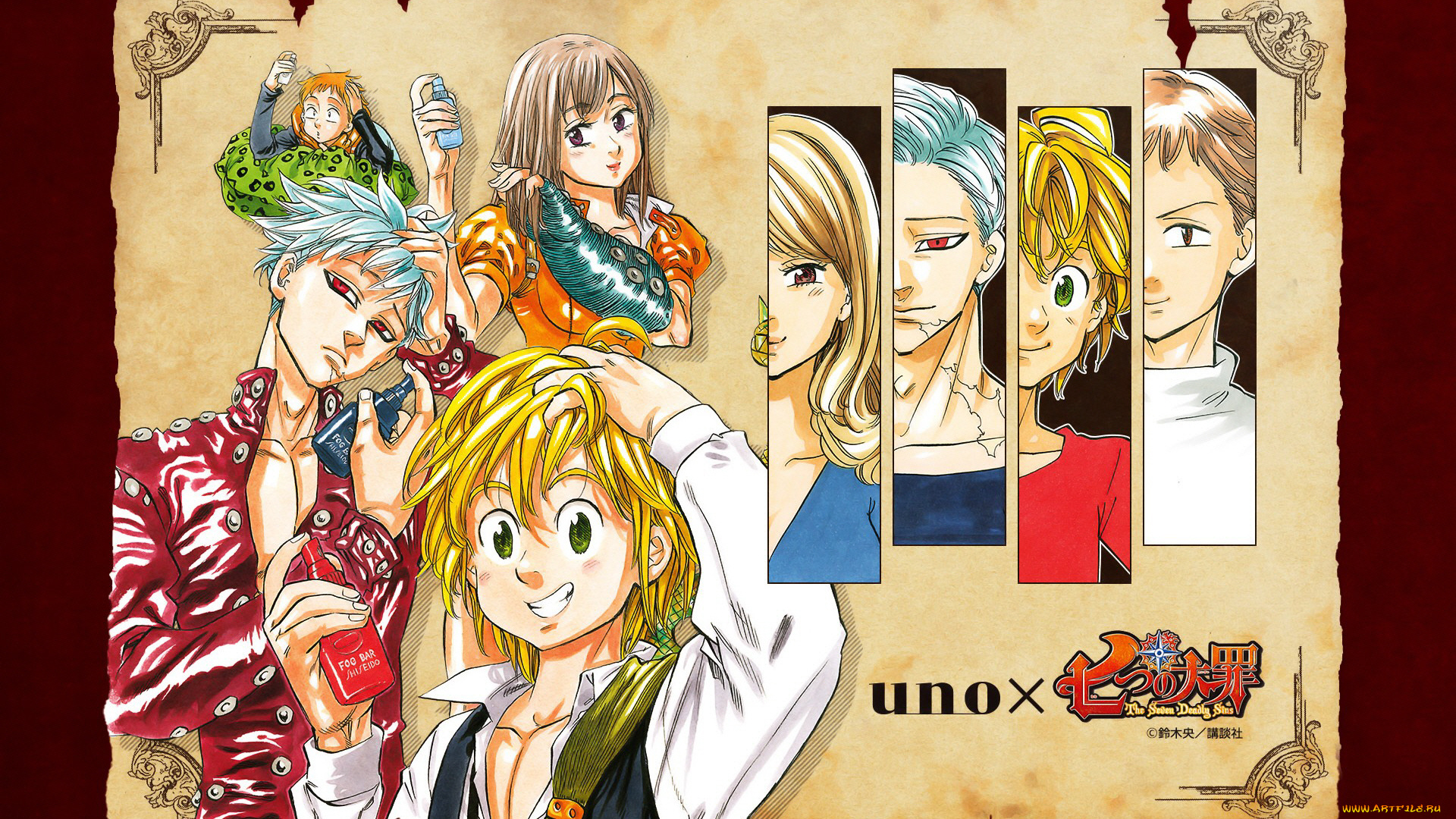 аниме, nanatsu, no, taizai, семь, смертных, грехов