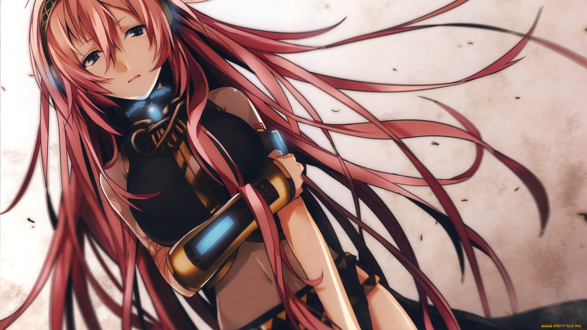 аниме, vocaloid, девушка