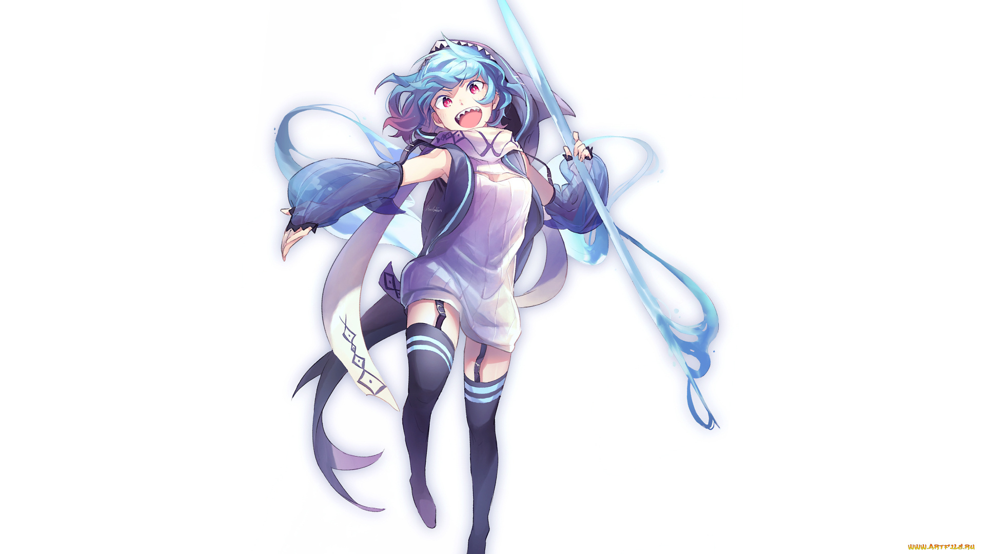 аниме, vocaloid, девушка