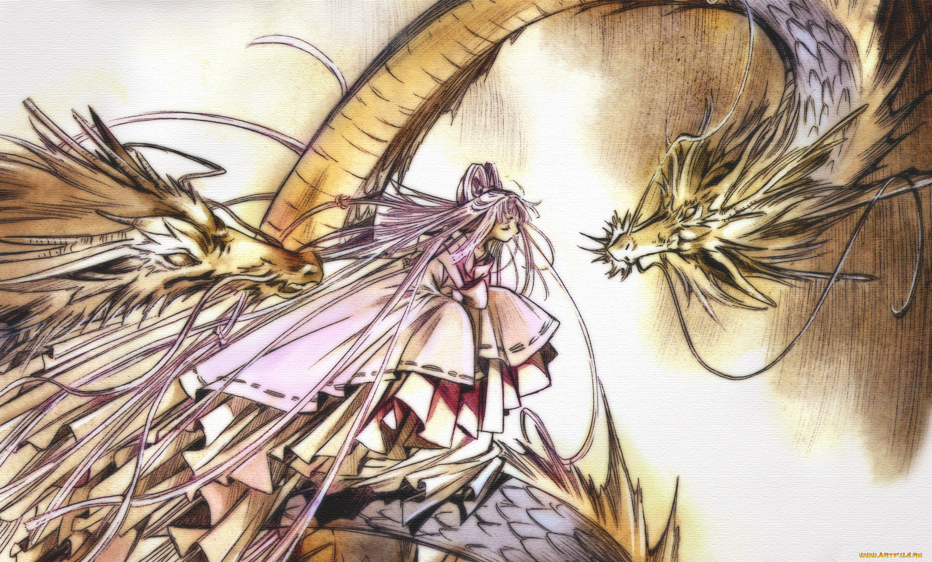 аниме, tsubasa, reservoir, chronicles, девушка