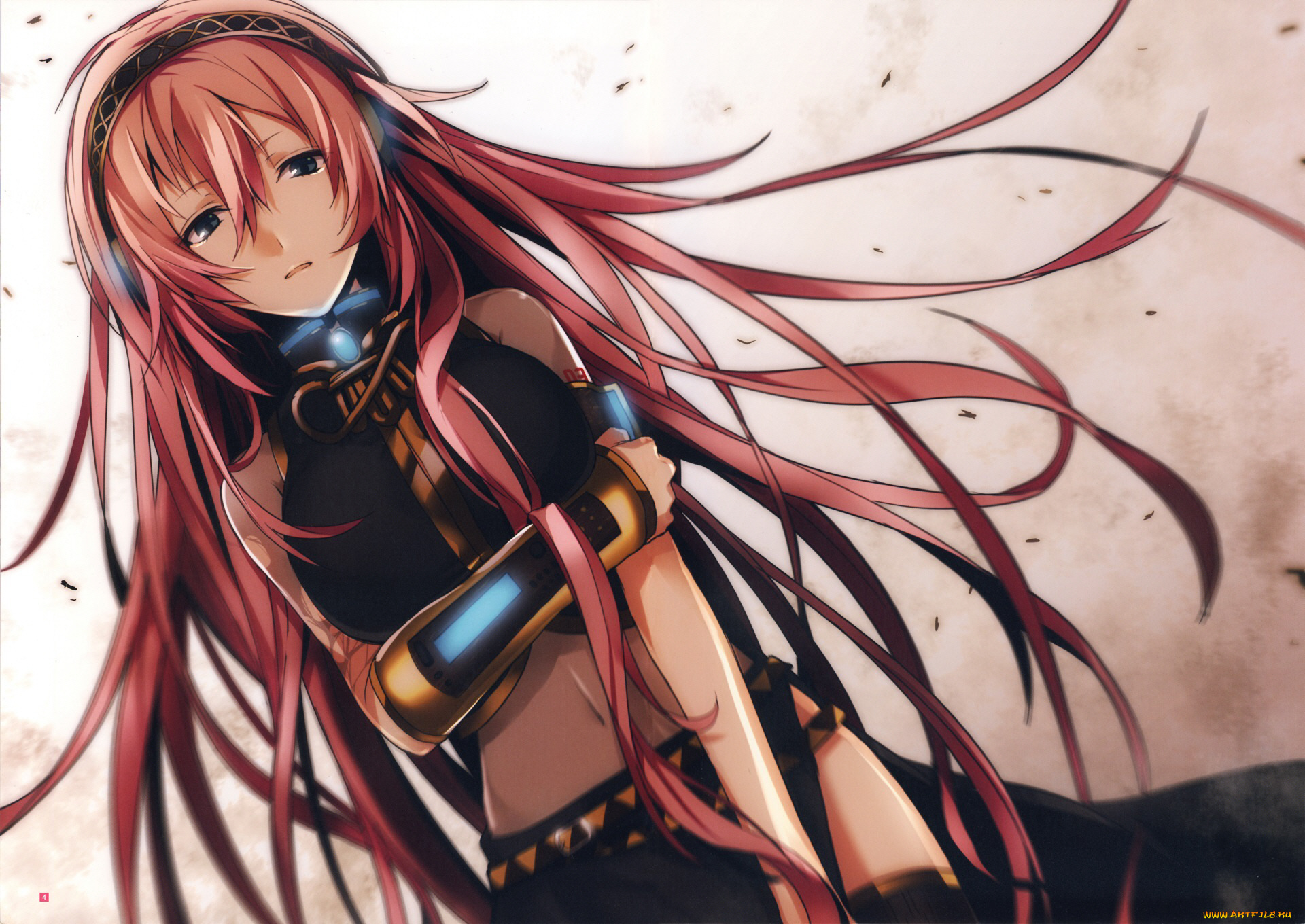 аниме, vocaloid, девушка