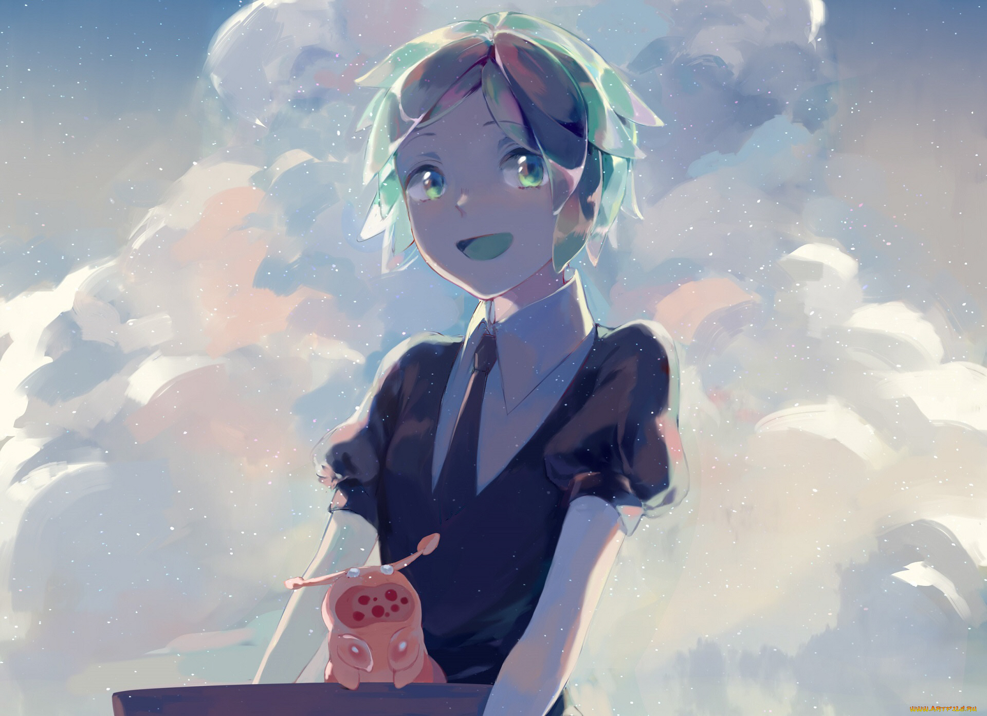 аниме, houseki, no, kuni, девушка