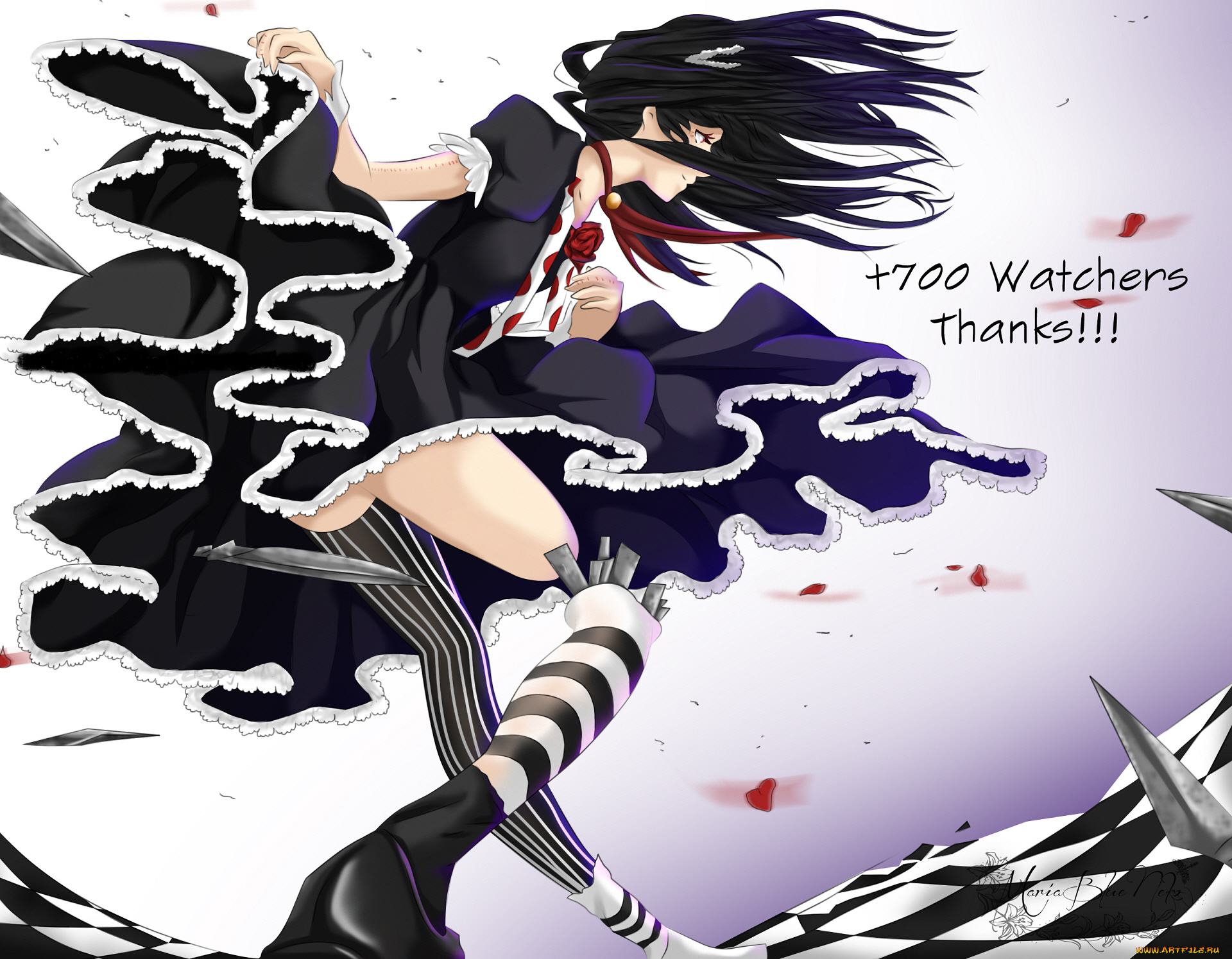 аниме, оружие, , техника, , технологии, девушка