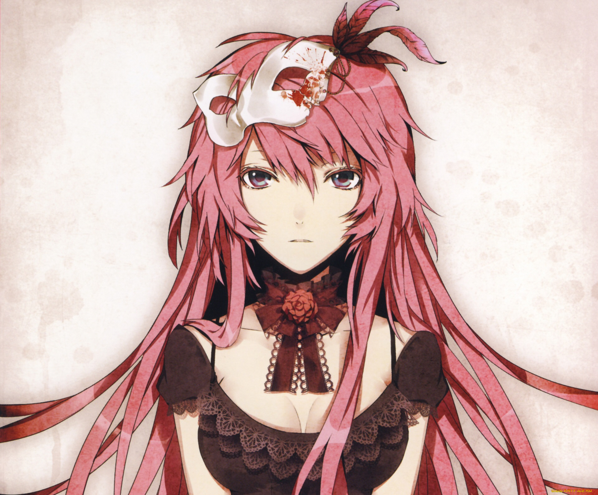 аниме, vocaloid, девушка